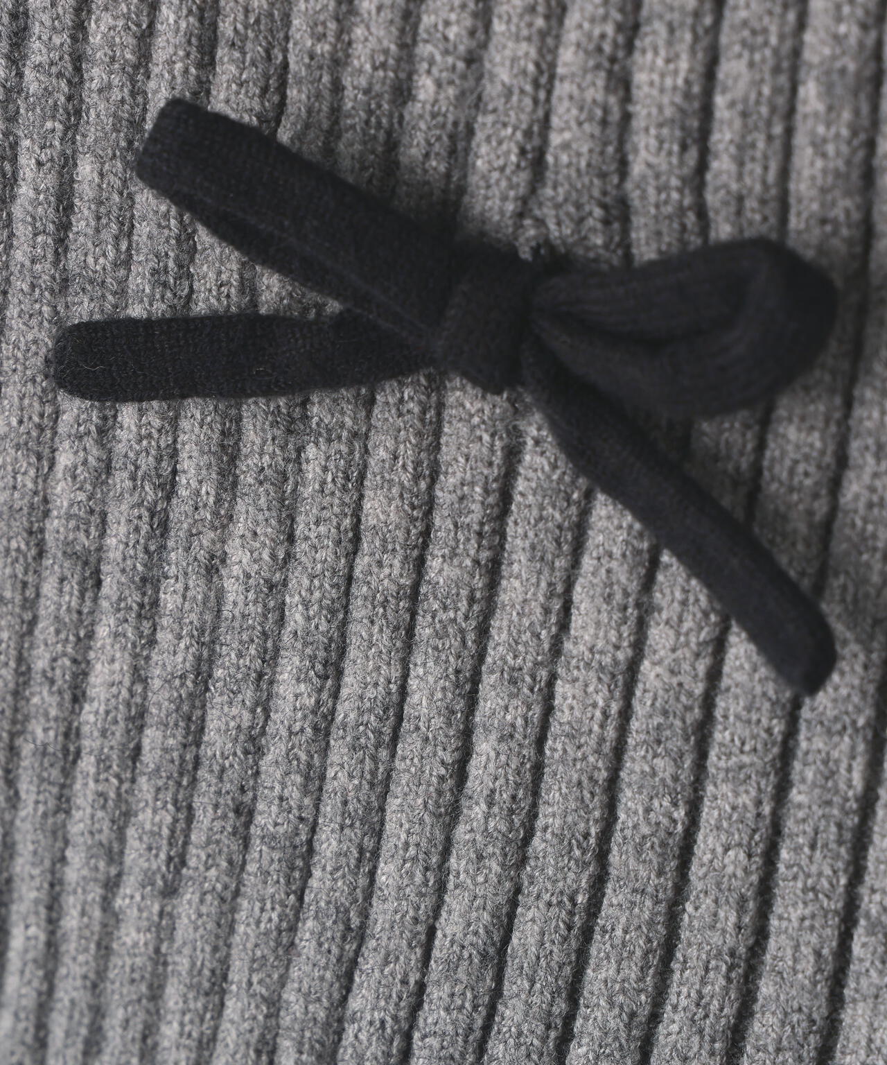 7G2PLY袋編み リボン付きニットショートパンツ