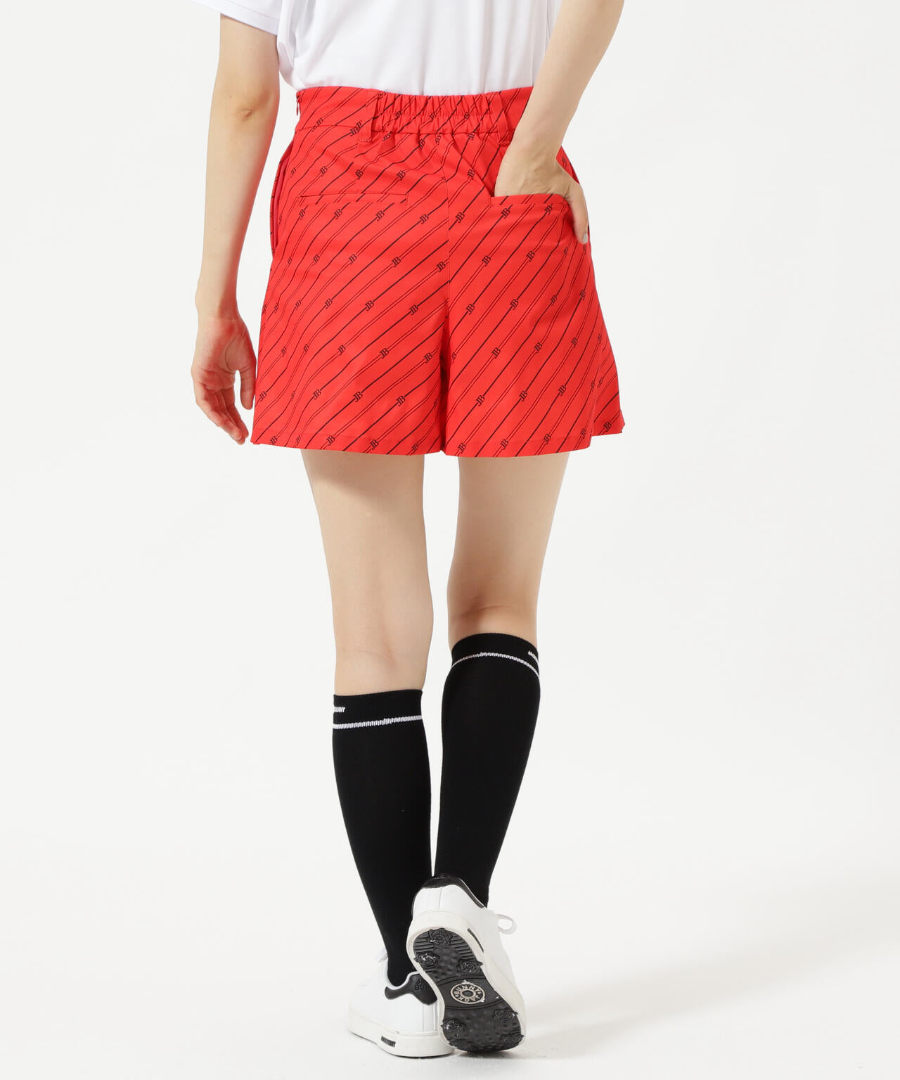 PEストレッチプリントショートパンツ