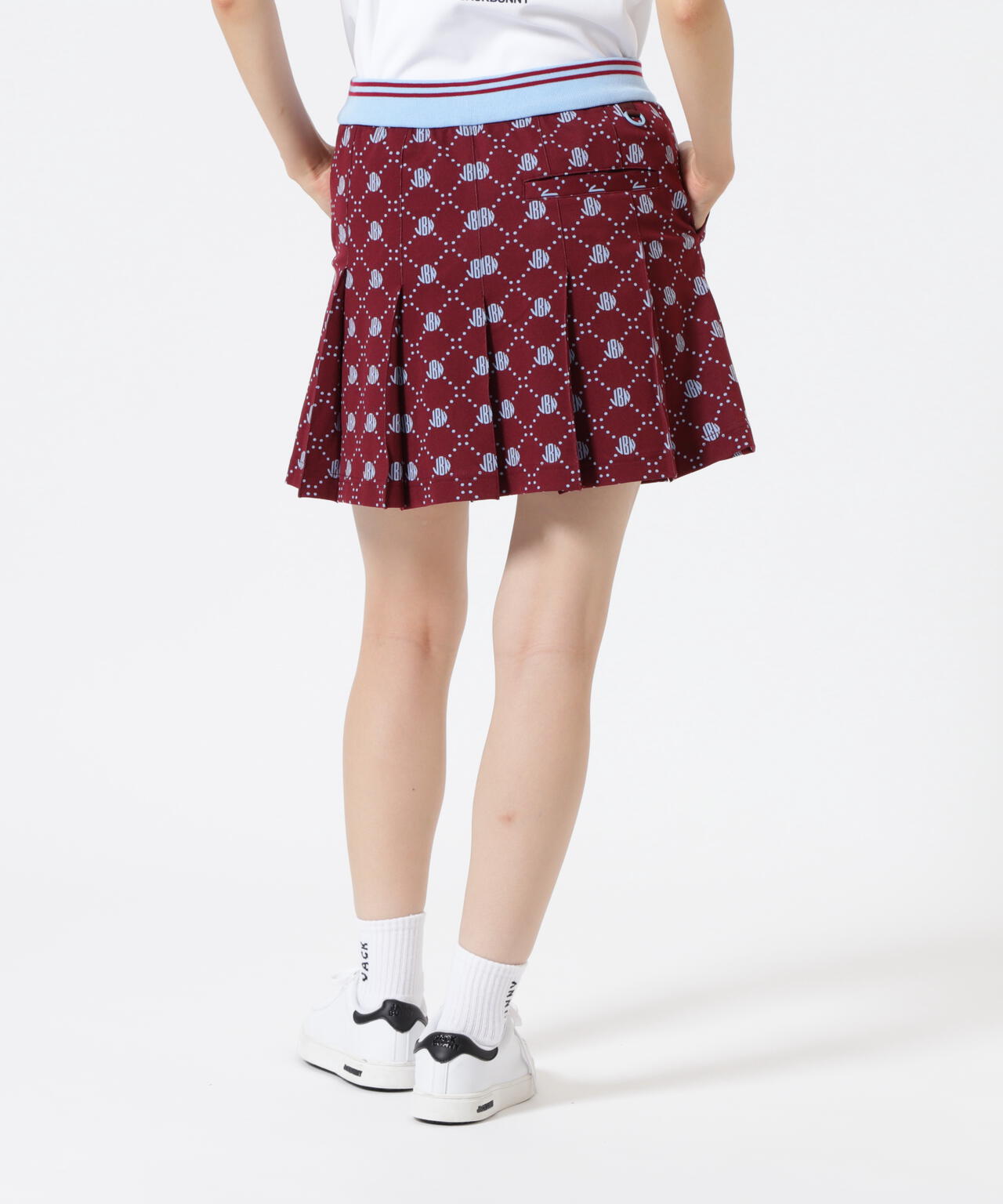 ロゴ モノグラムジャガードスカート