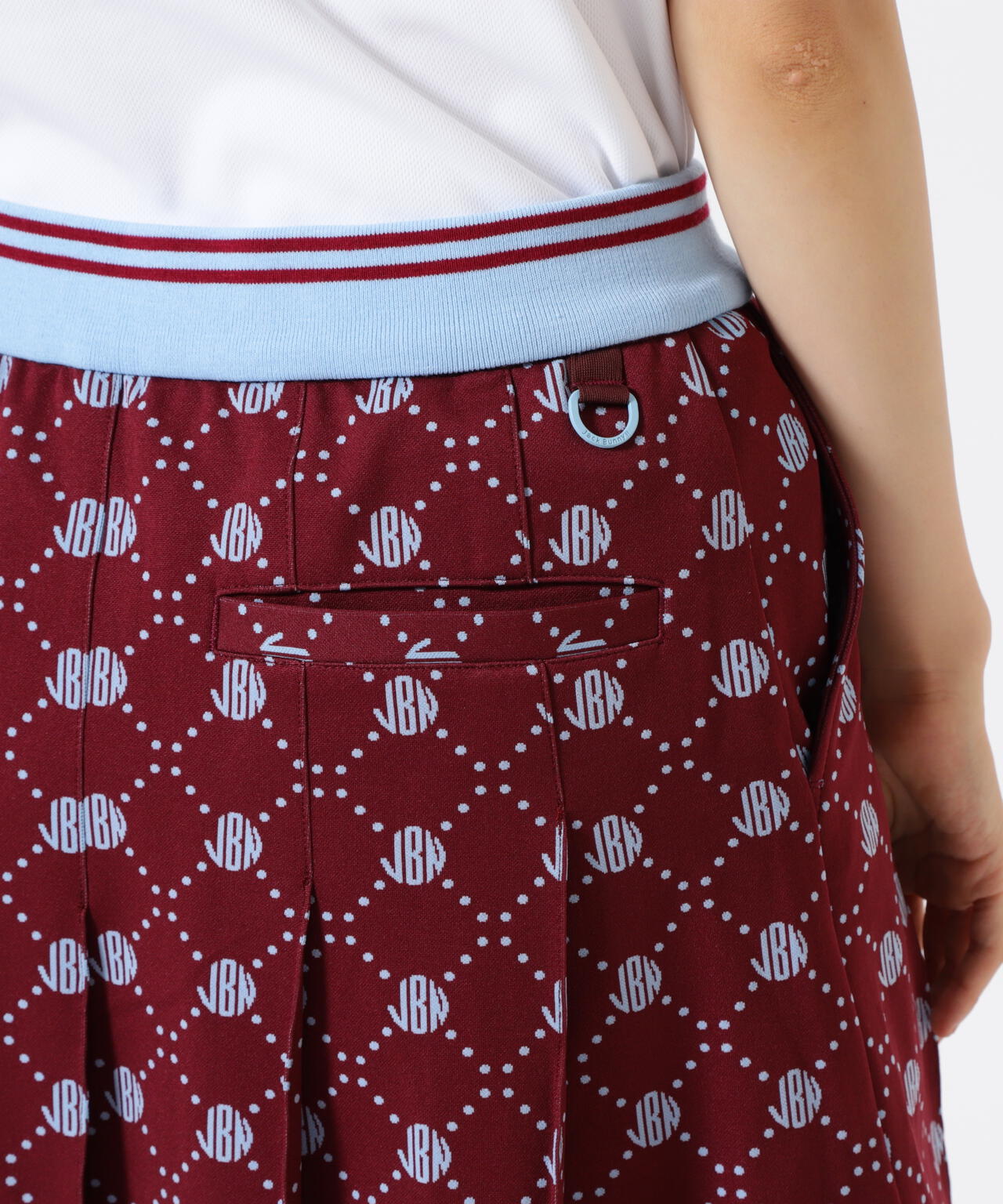 ロゴ モノグラムジャガードスカート