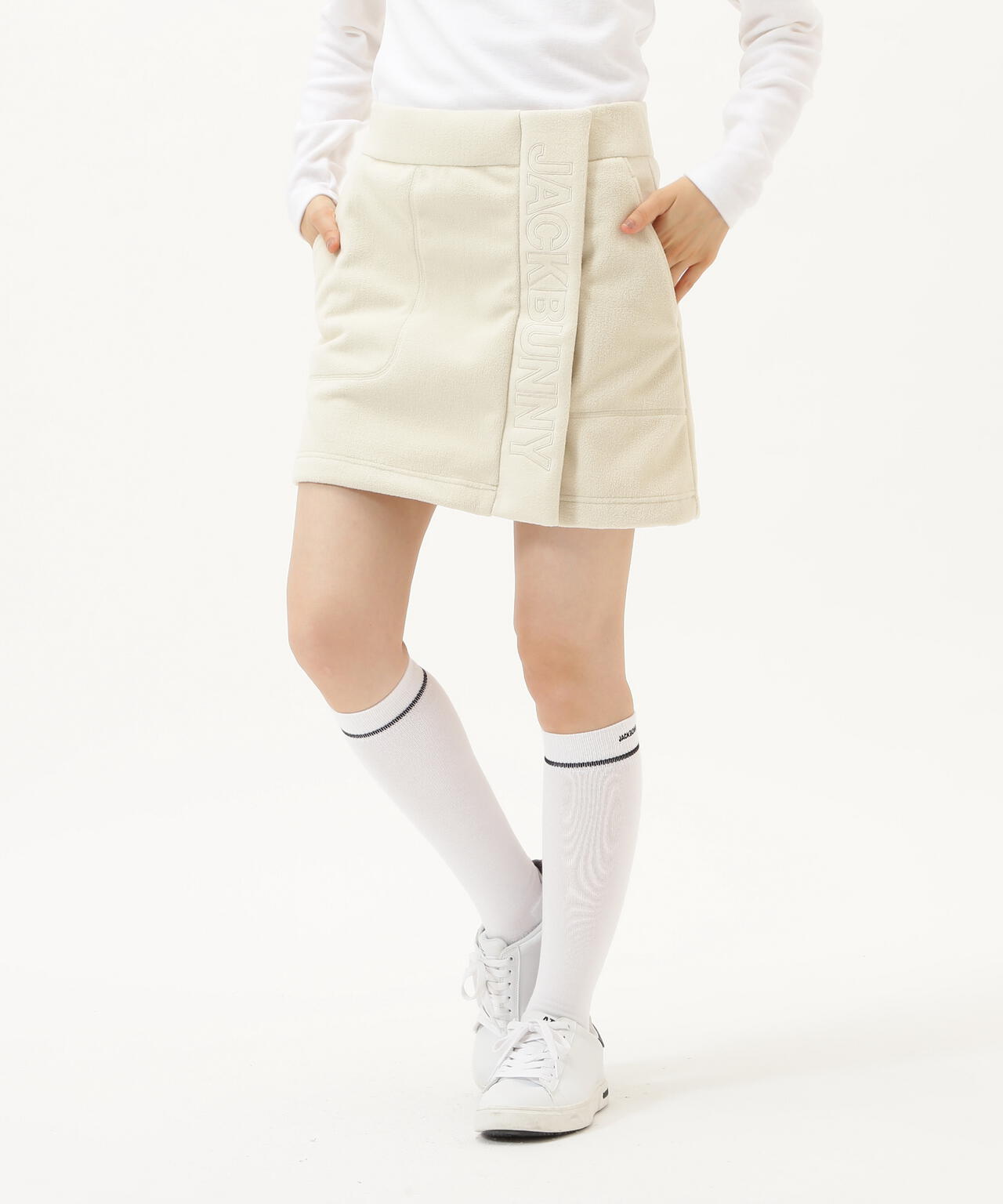 ブロッキーフリース スカート