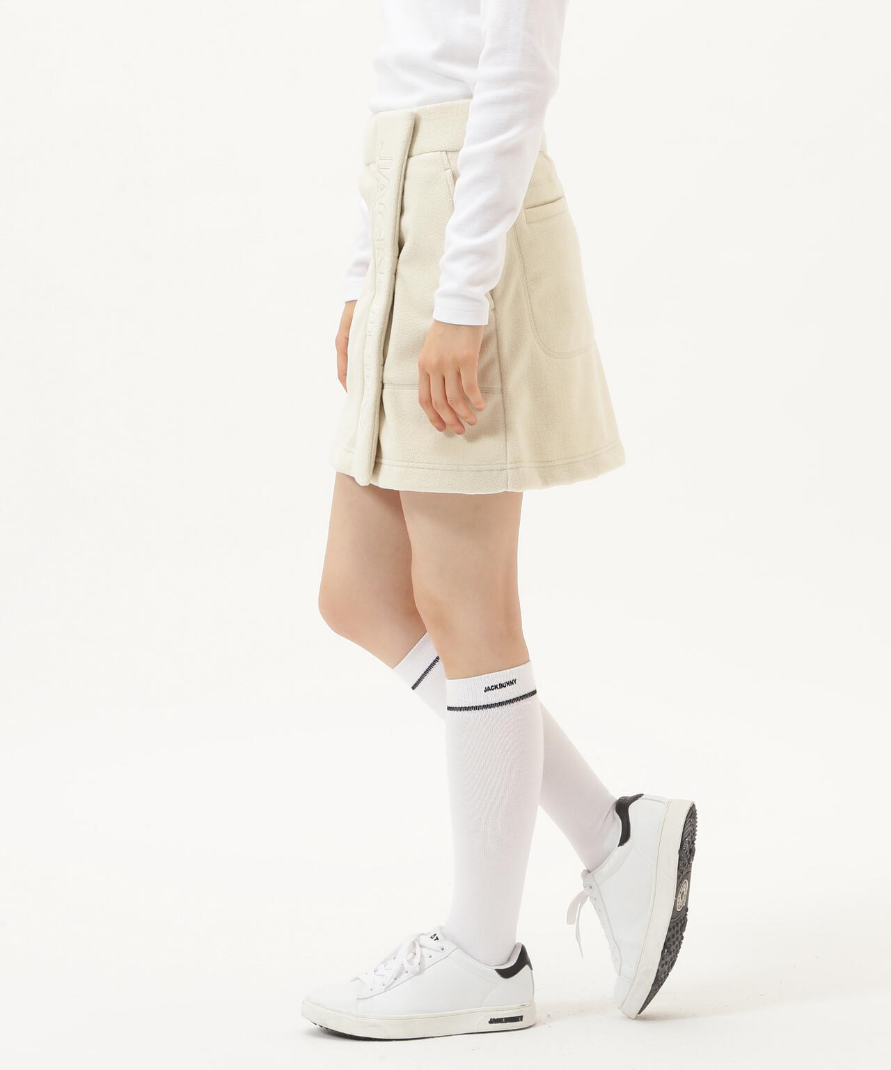 ブロッキーフリース スカート