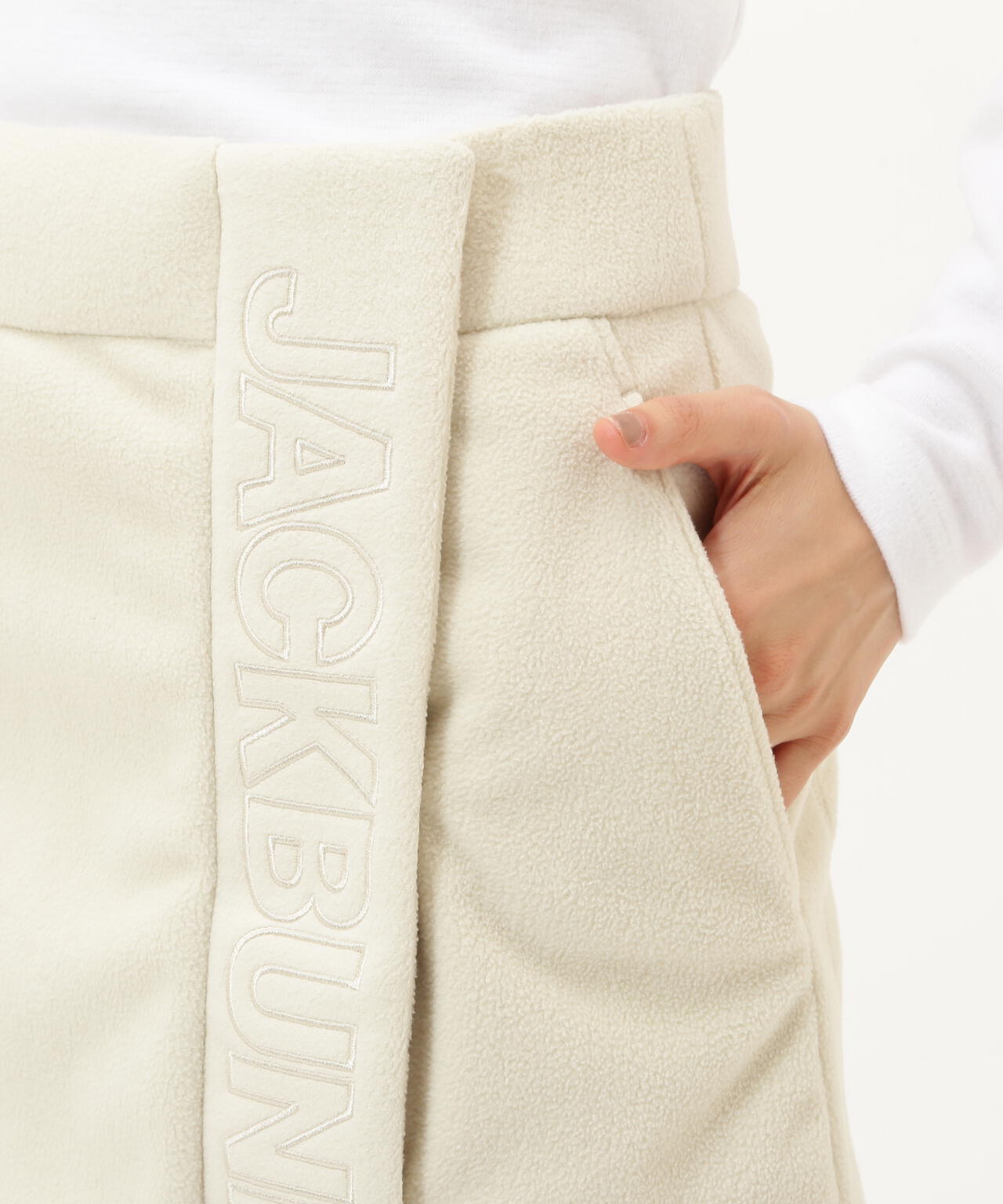 ブロッキーフリース スカート