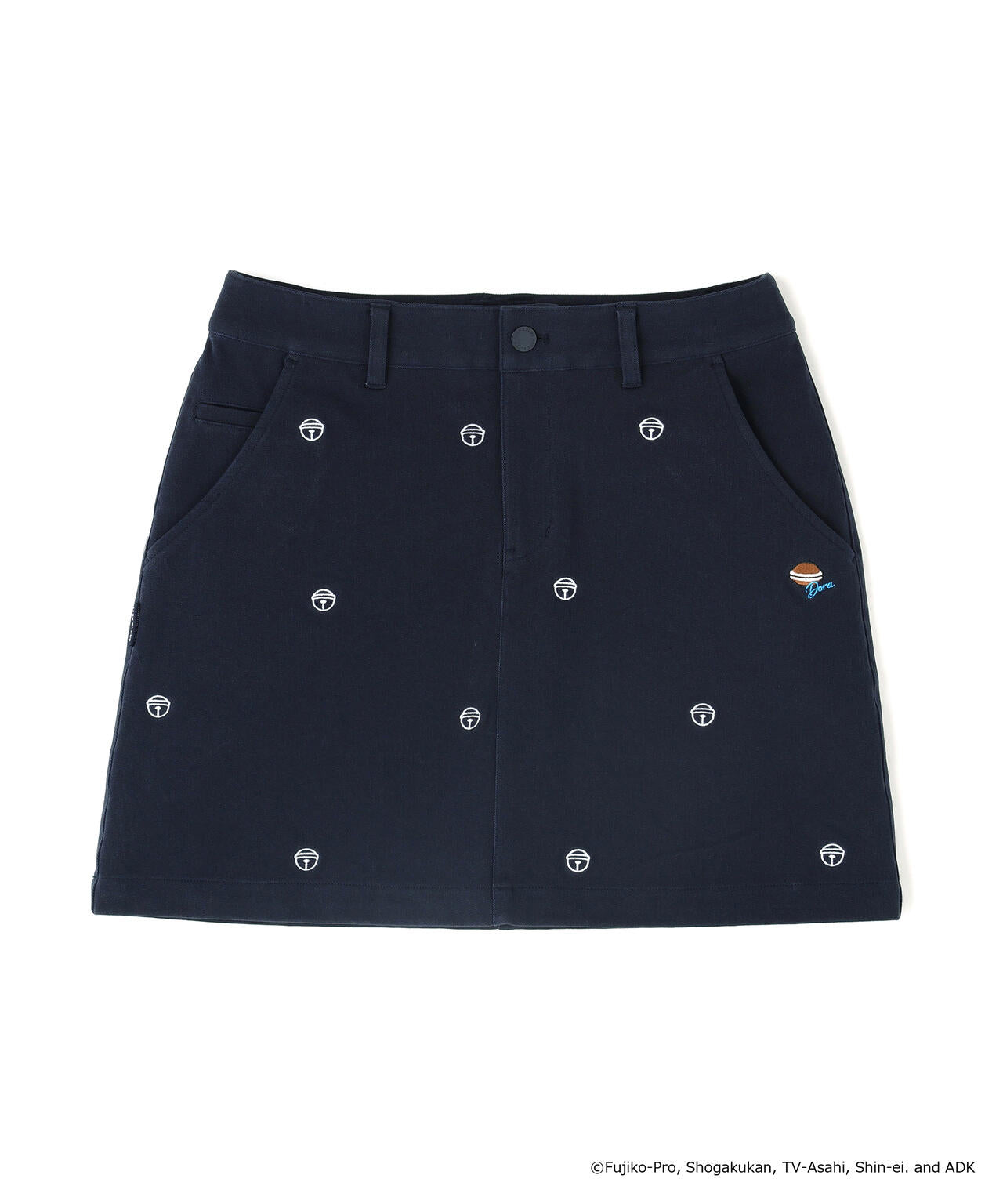 【ドラえもん】2WAYストレッチツイル総柄スカート