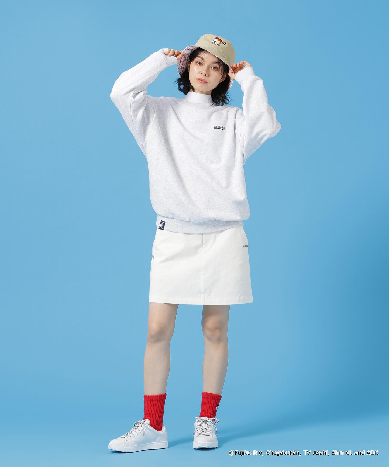 【ドラえもん】2WAYストレッチツイルスカート