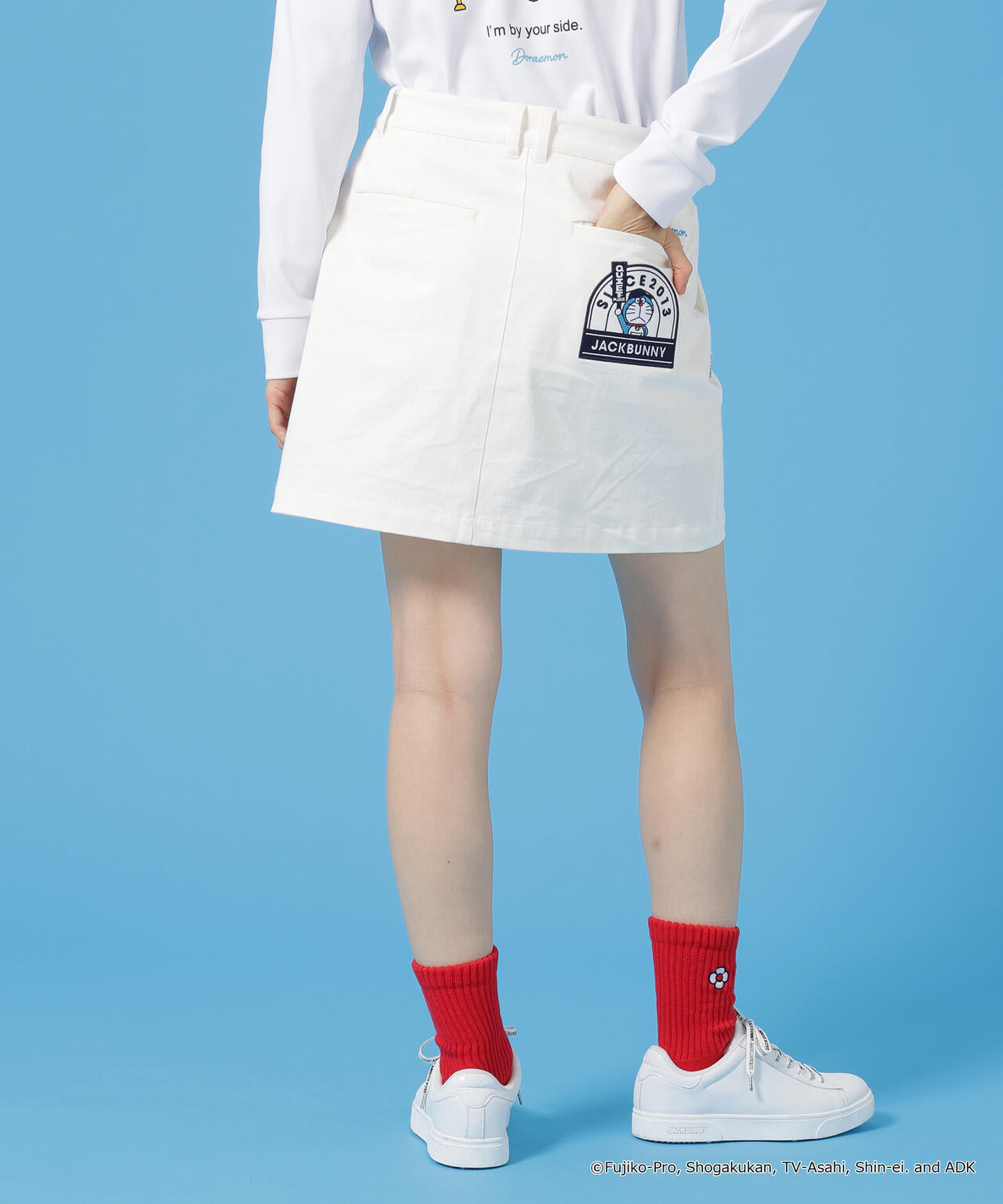 【ドラえもん】2WAYストレッチツイルスカート