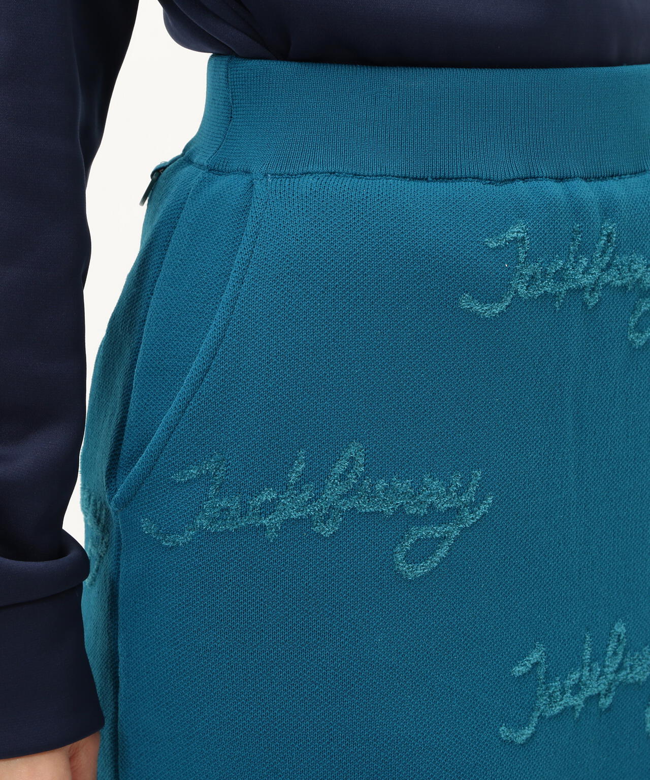 12Gダブルジャガードニットスカート