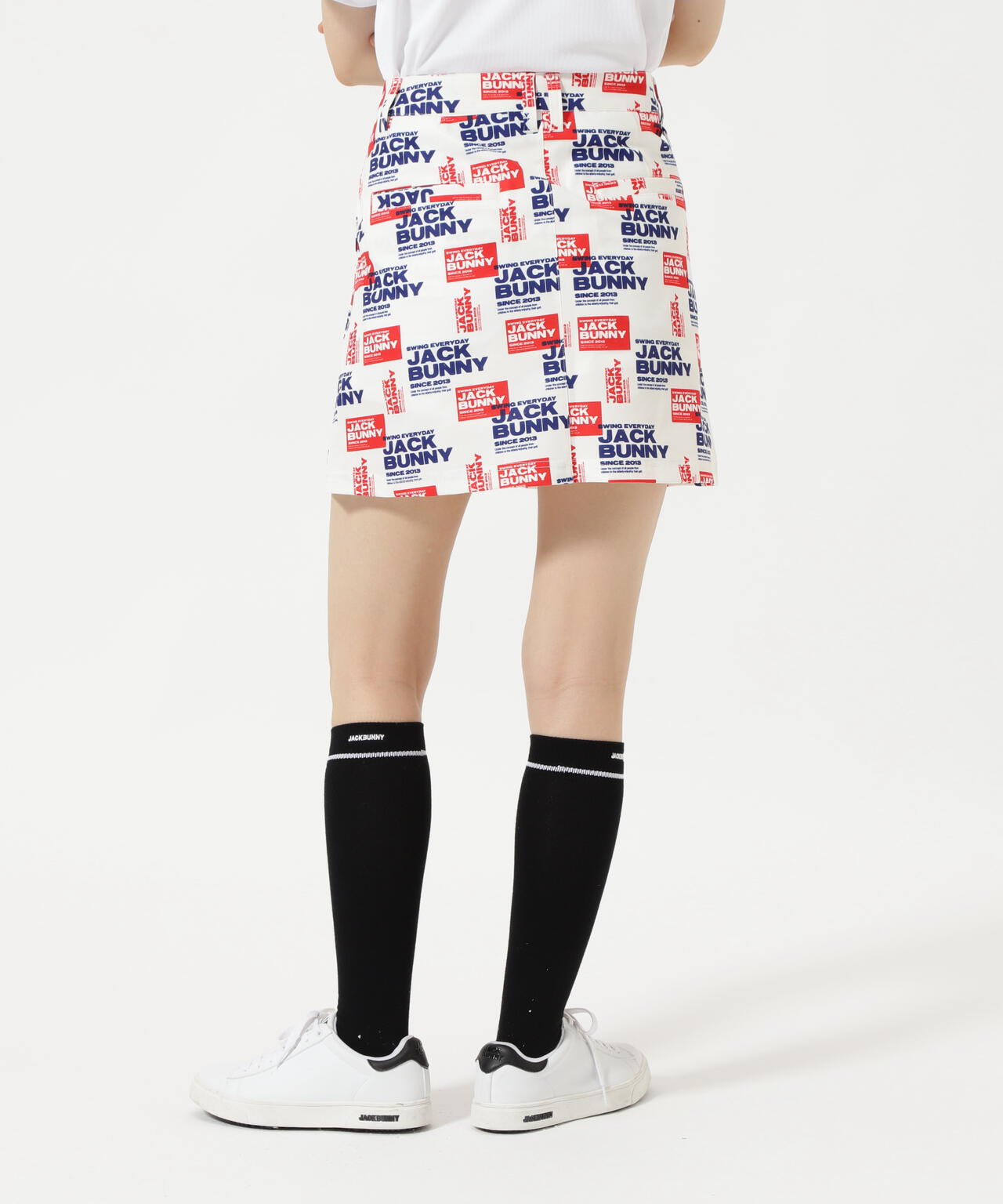 ポリエステルツイルプリント スカート