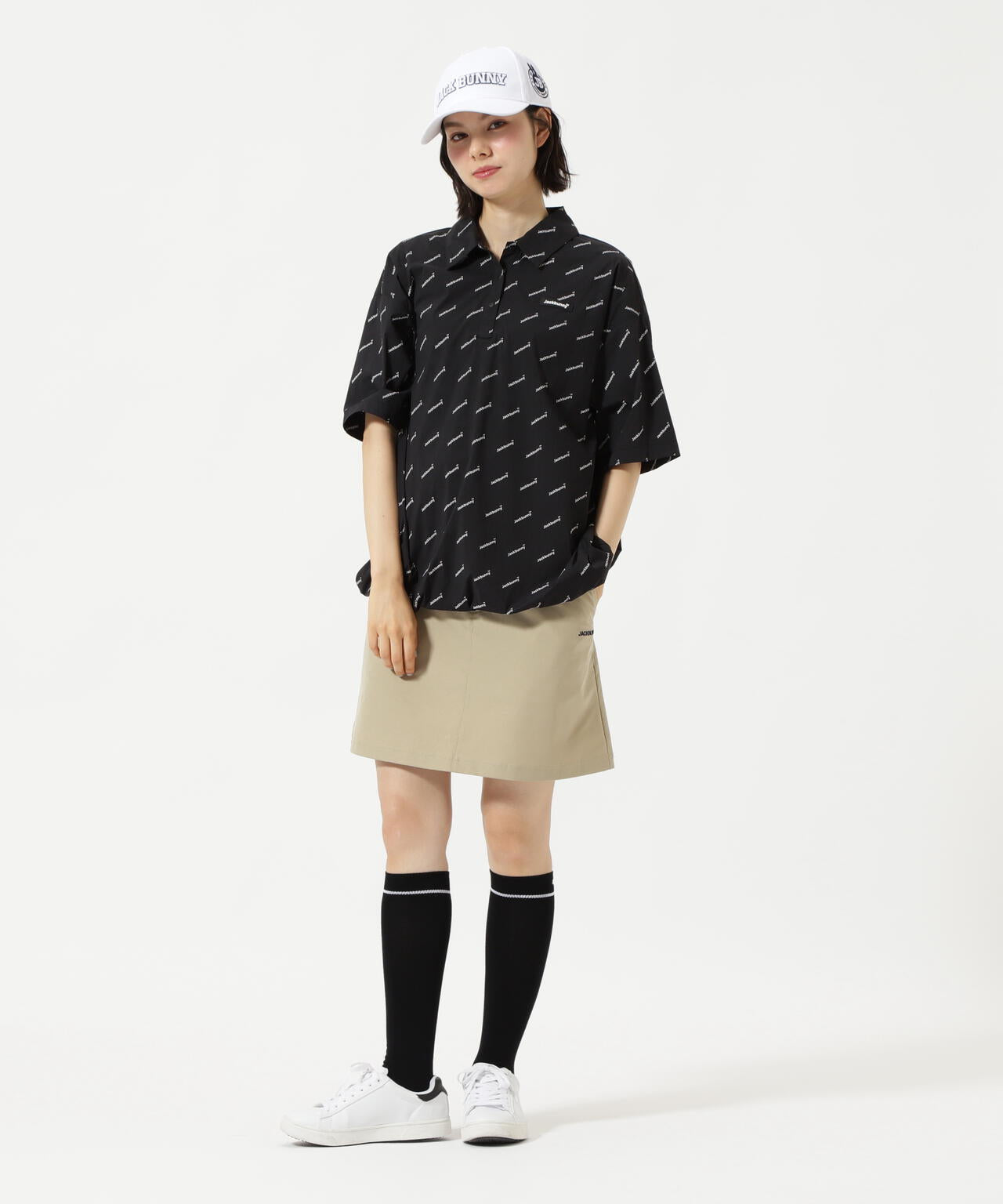 【直営店舗&公式オンライン限定】ポリエステルツイルスカート