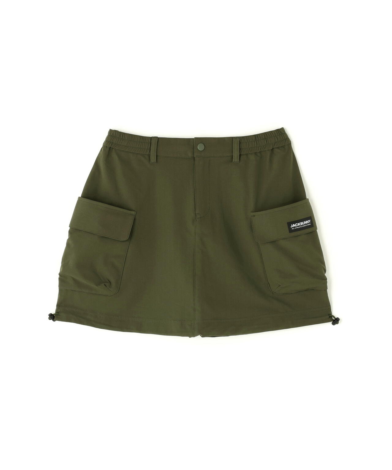 ストレッチ二重織プリント スカート