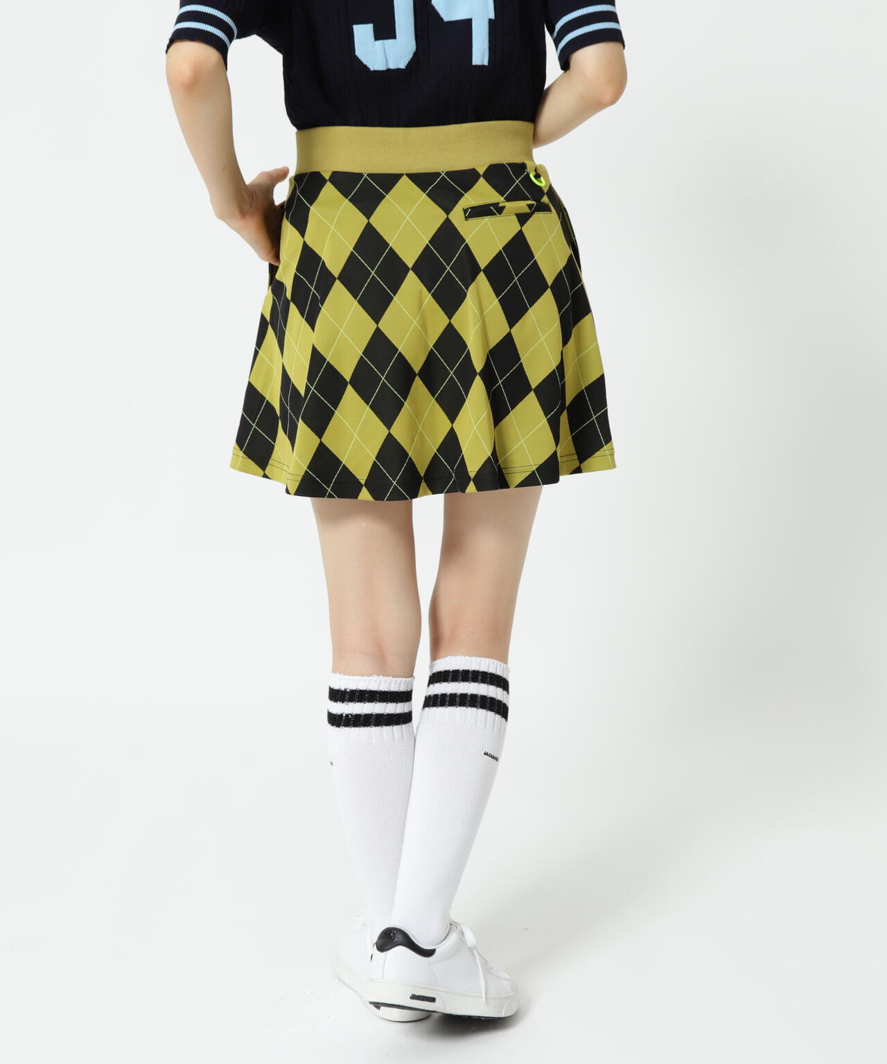 アーガイルジャガードスカート