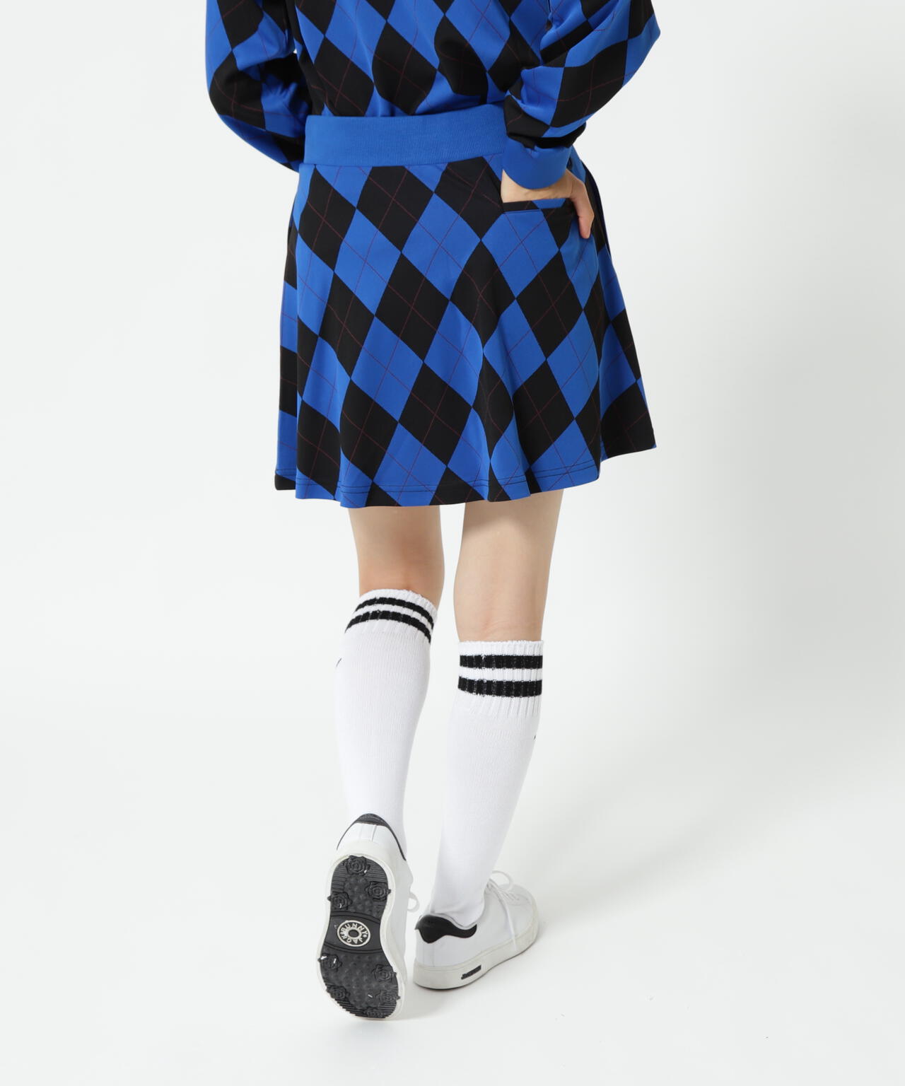 アーガイルジャガードスカート