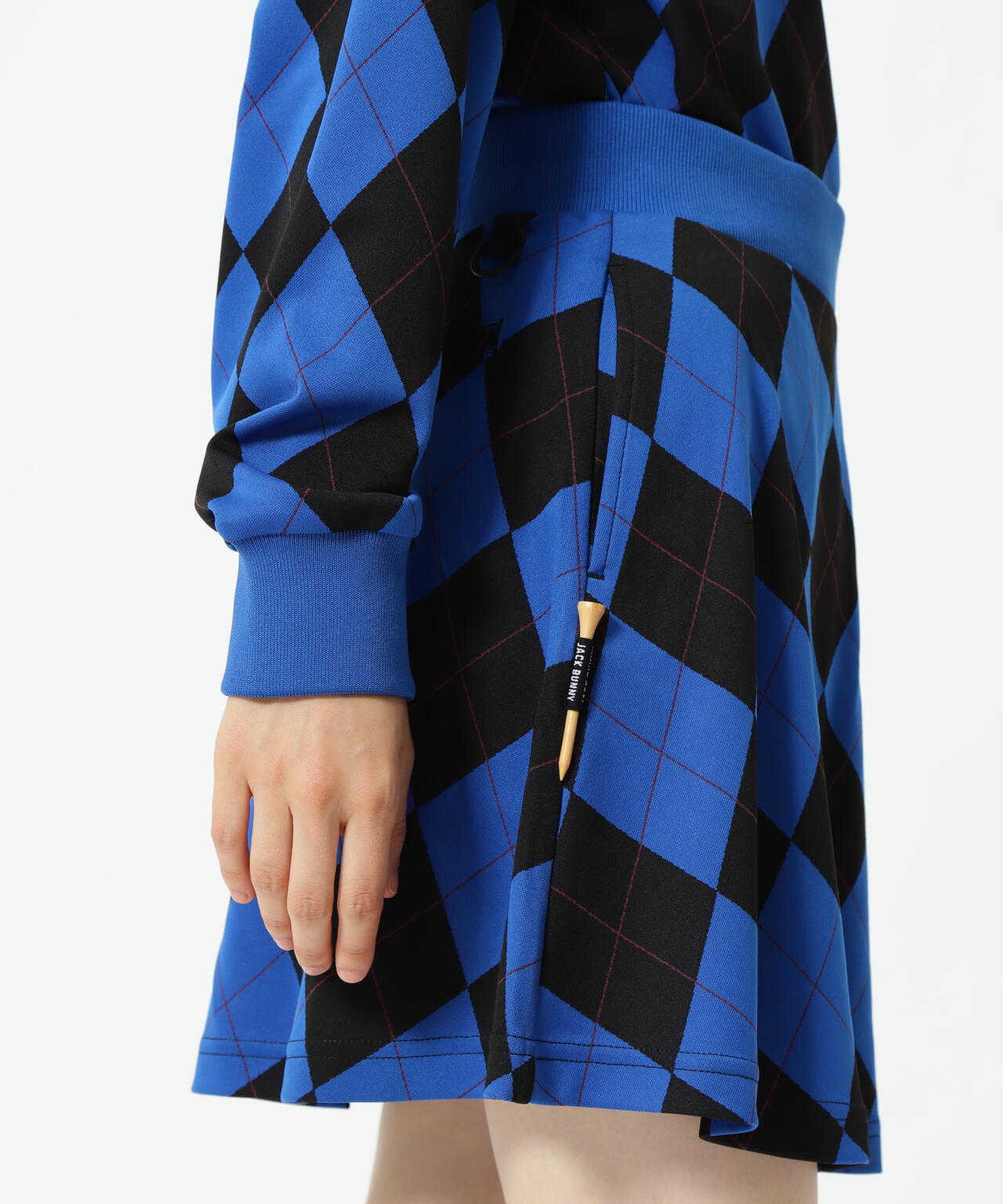 アーガイルジャガードスカート