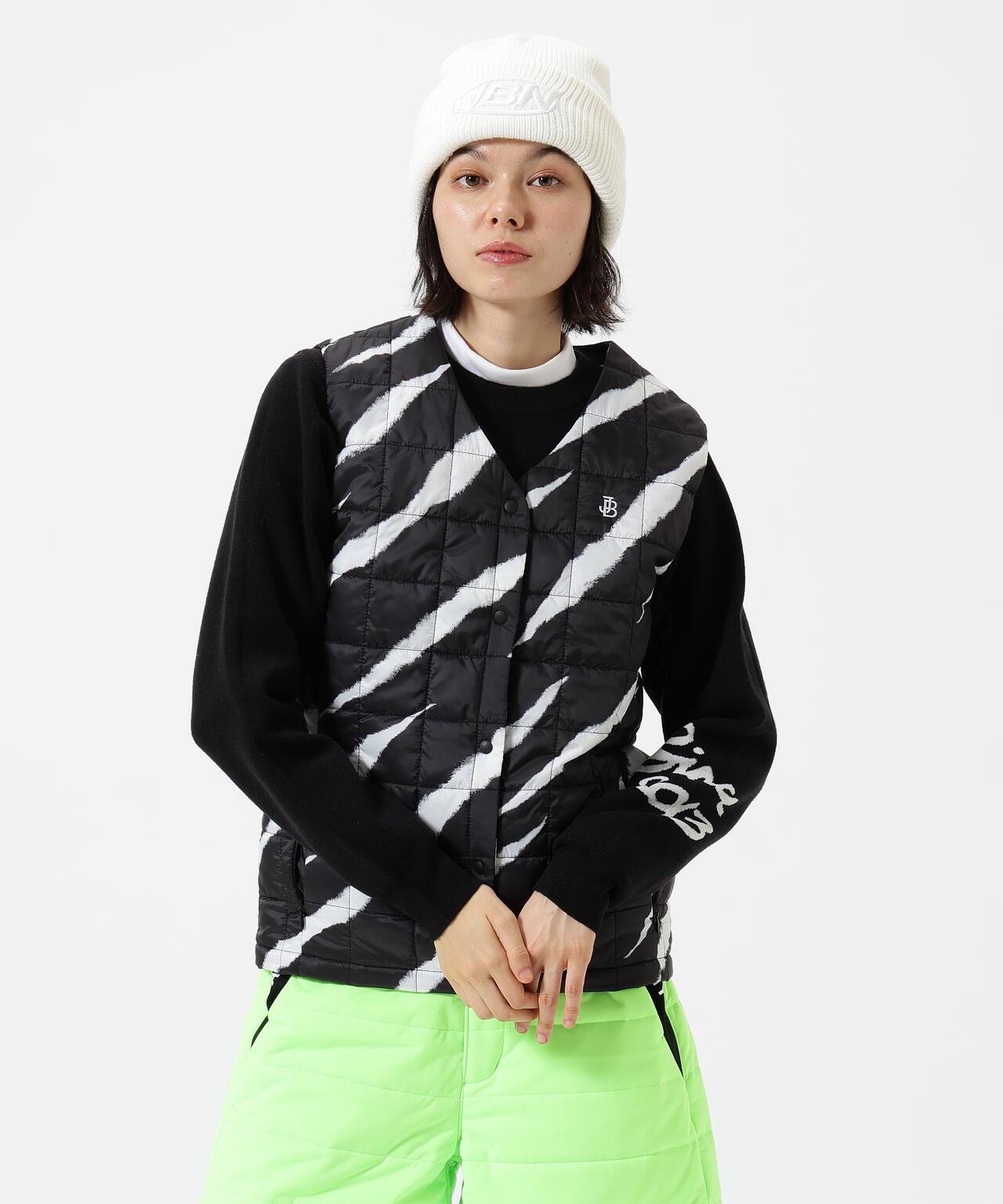 20D PEタフタ 中綿ベスト