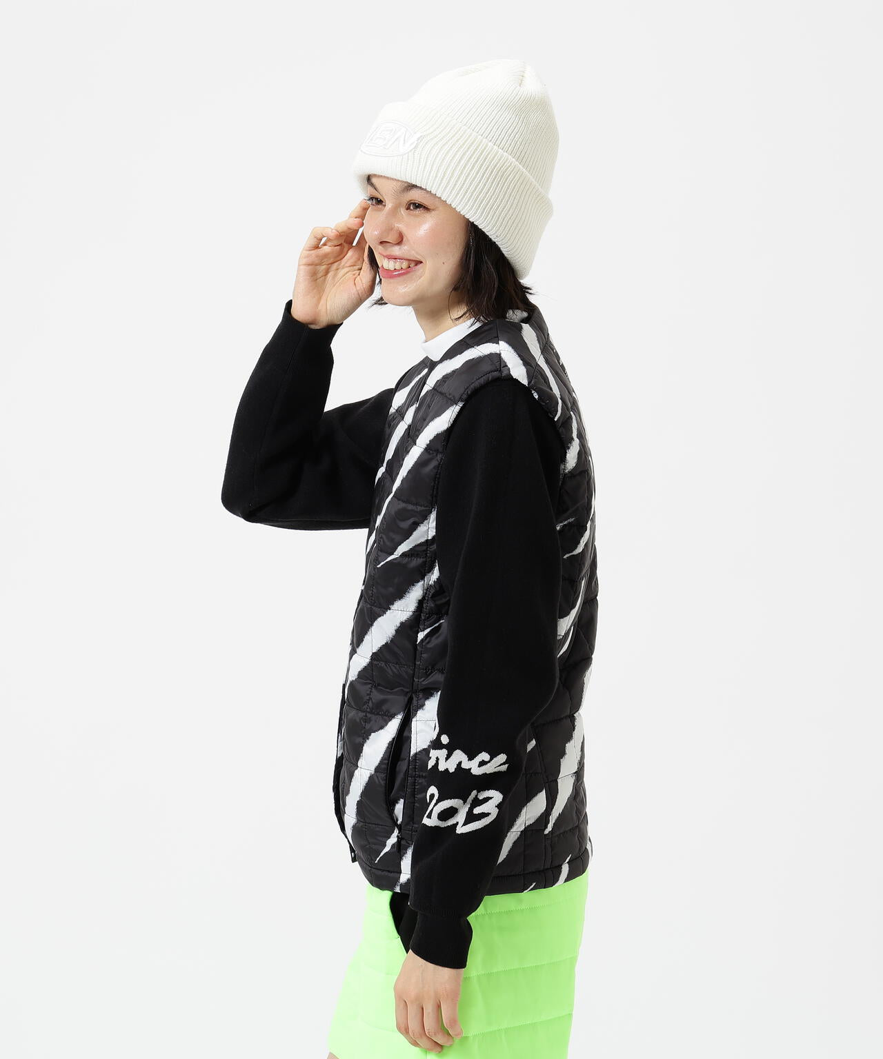 20D PEタフタ 中綿ベスト