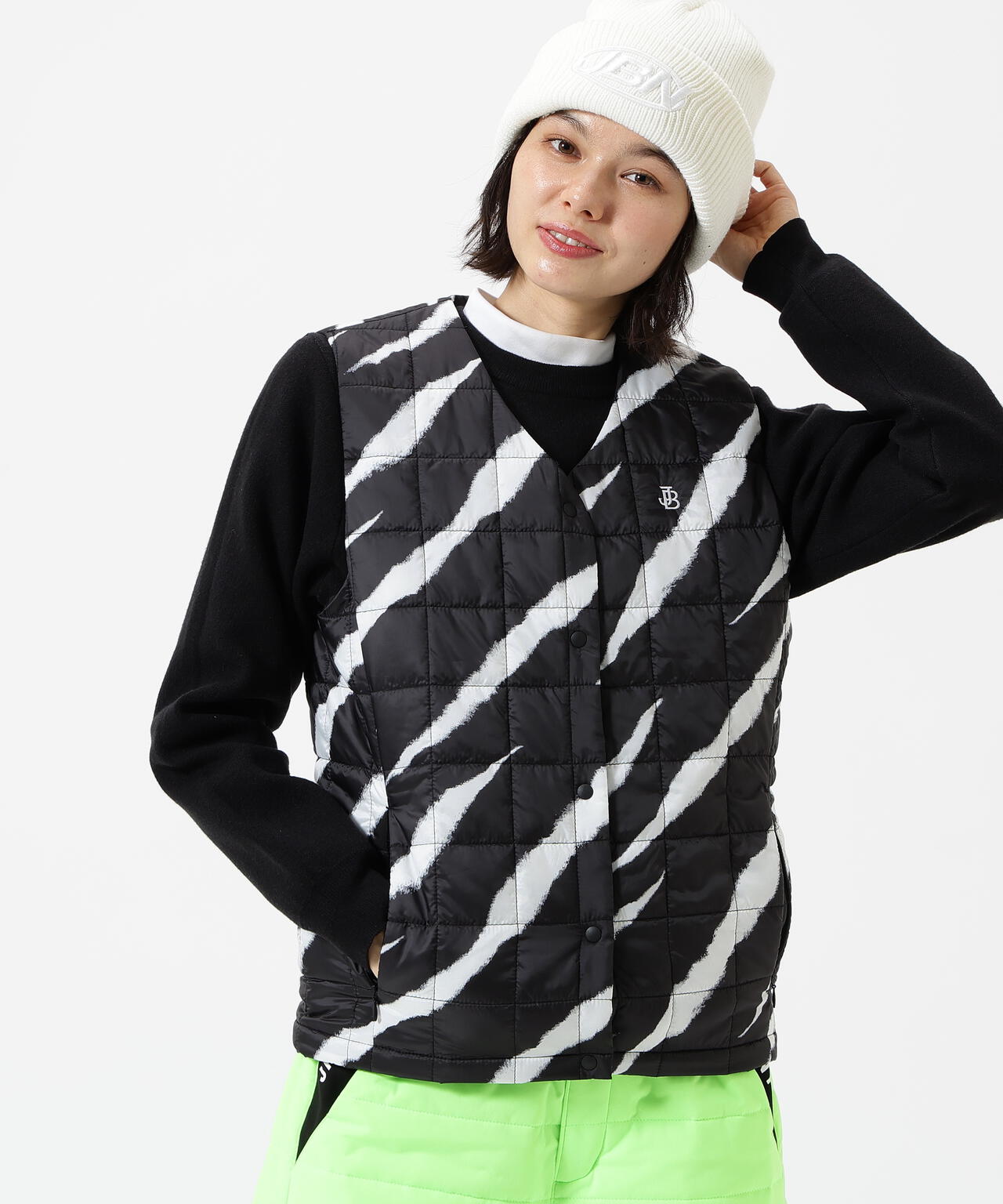 20D PEタフタ 中綿ベスト