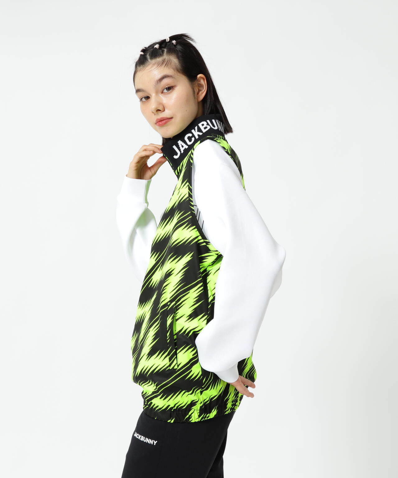 ライトスムースベスト フルジップベスト