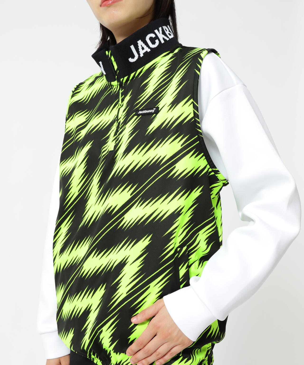 ライトスムースベスト フルジップベスト