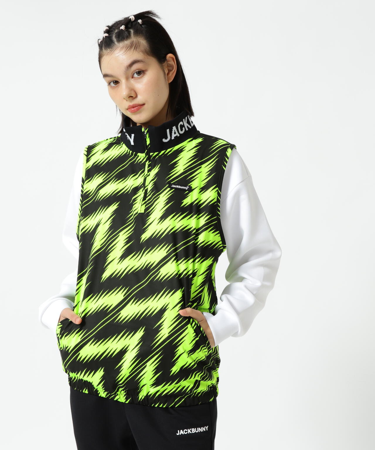 ライトスムースベスト フルジップベスト