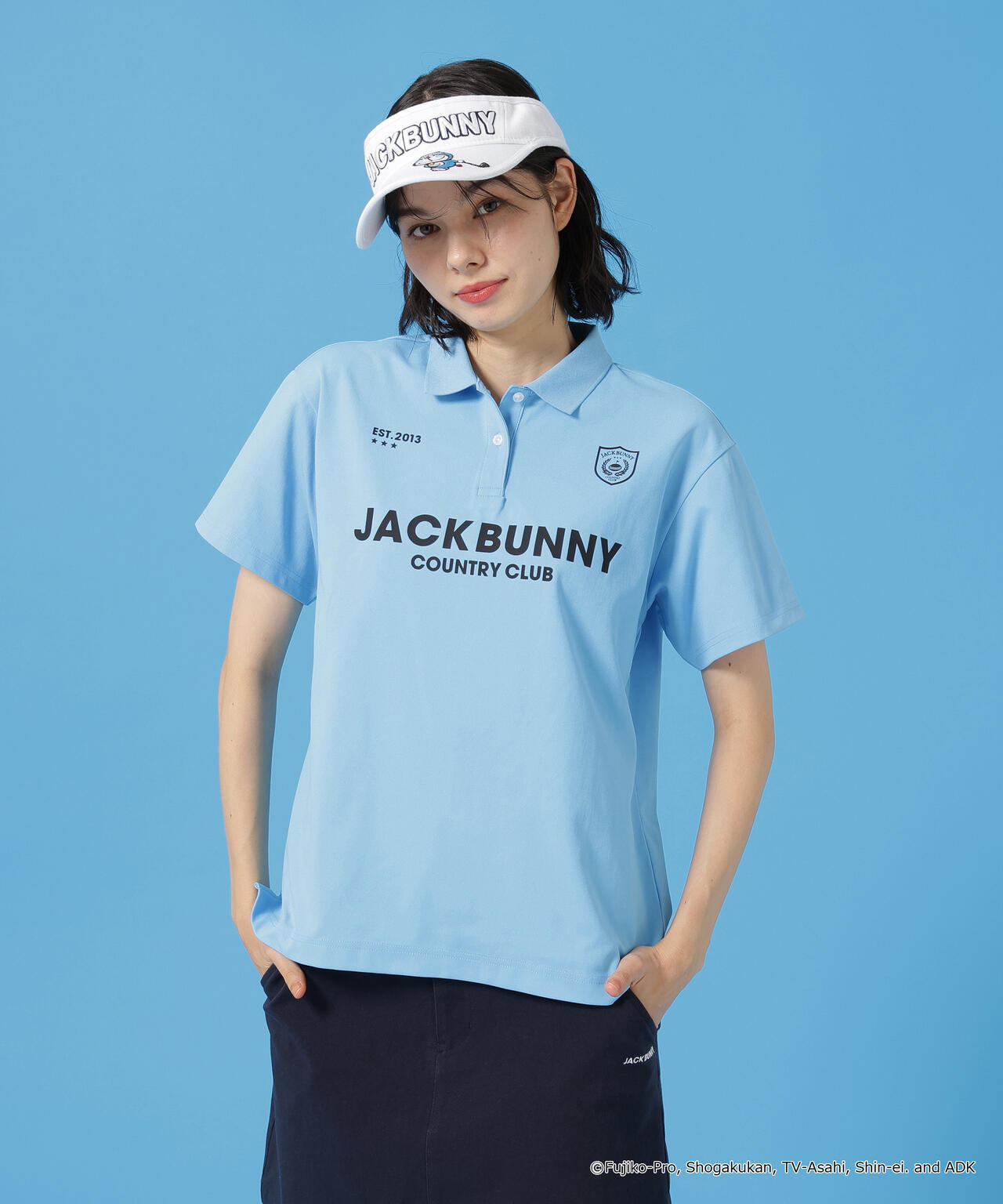 【ドラえもん】PEカノコ半袖ポロシャツ