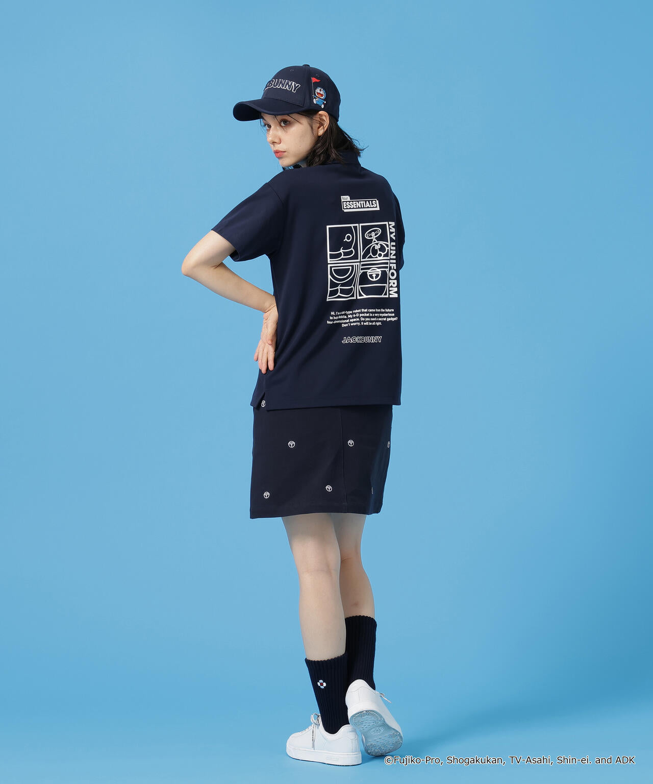 【ドラえもん】PEカノコ半袖ポロシャツ