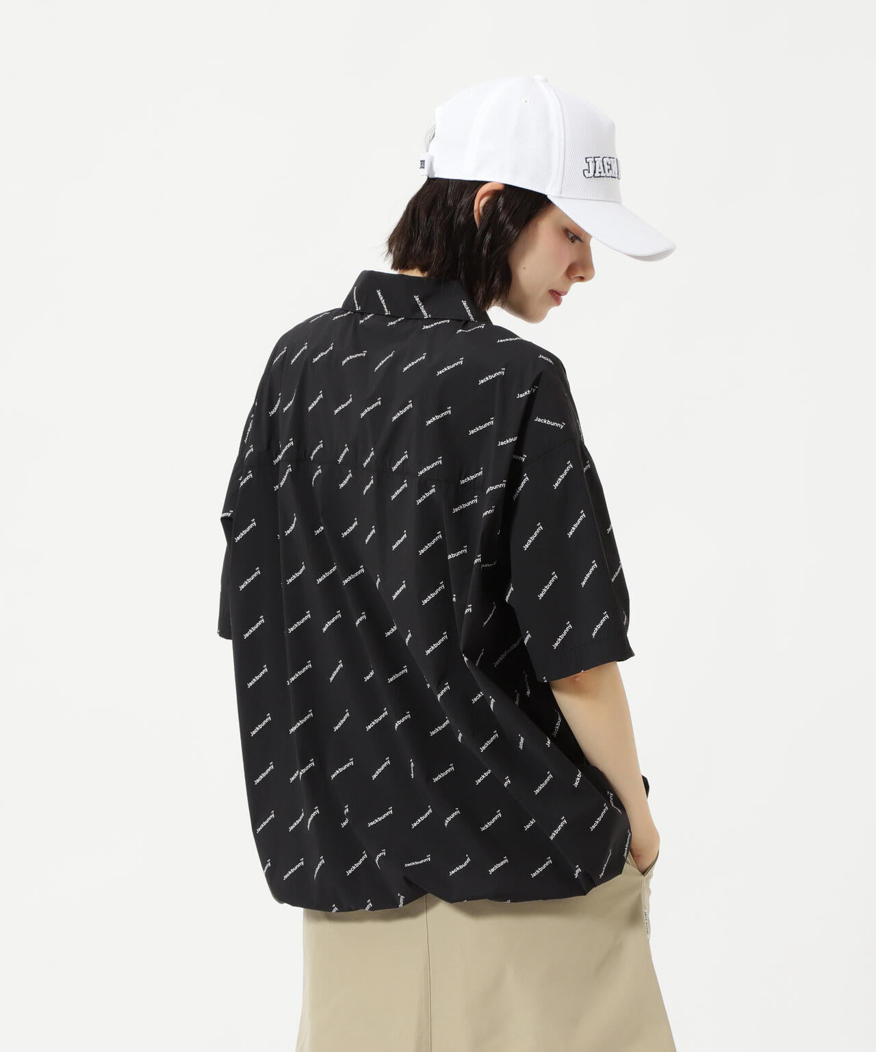 ナイロンタフタ半袖ポロシャツ