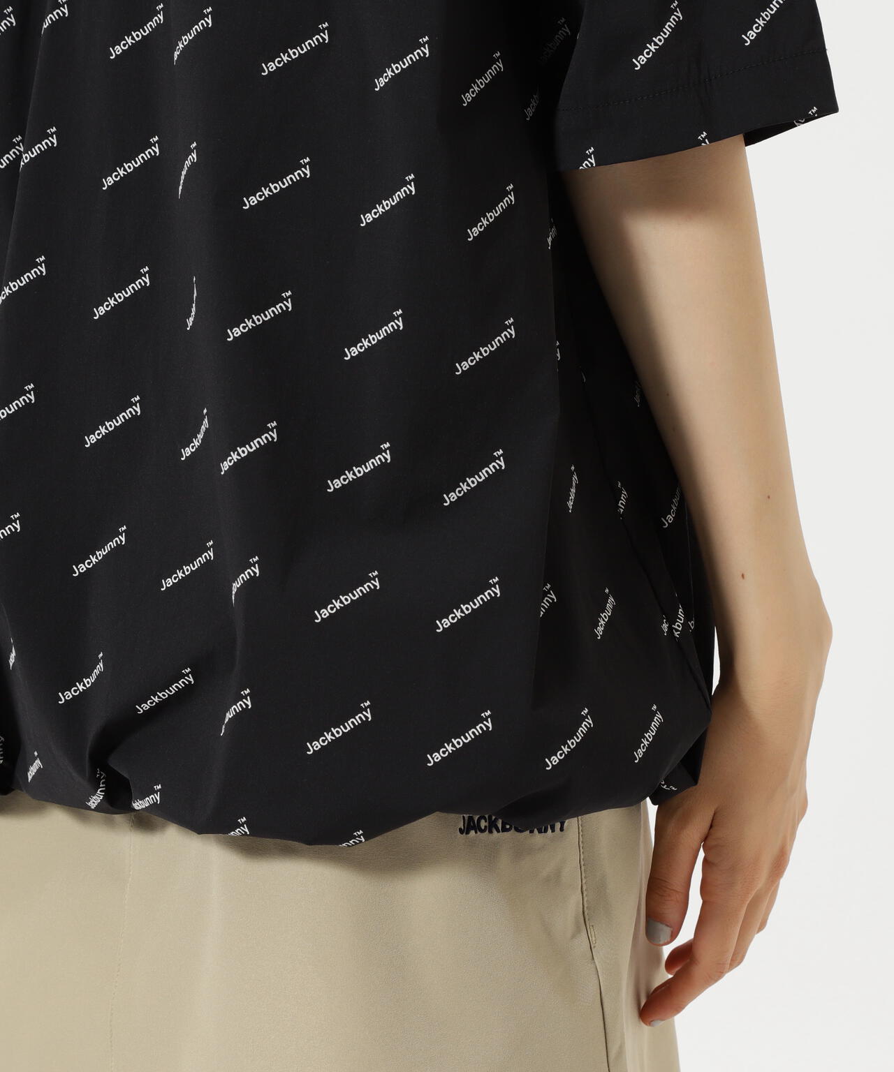 ナイロンタフタ半袖ポロシャツ