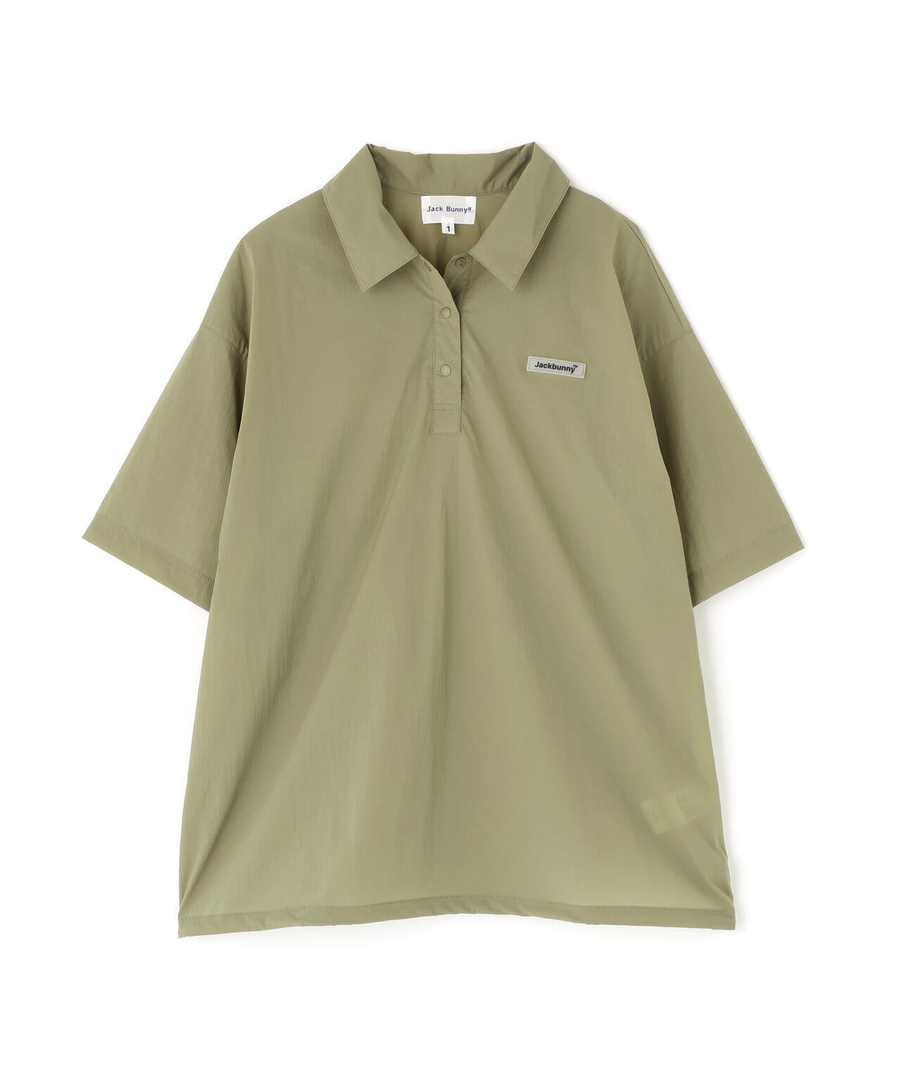 ナイロンタフタ半袖ポロシャツ