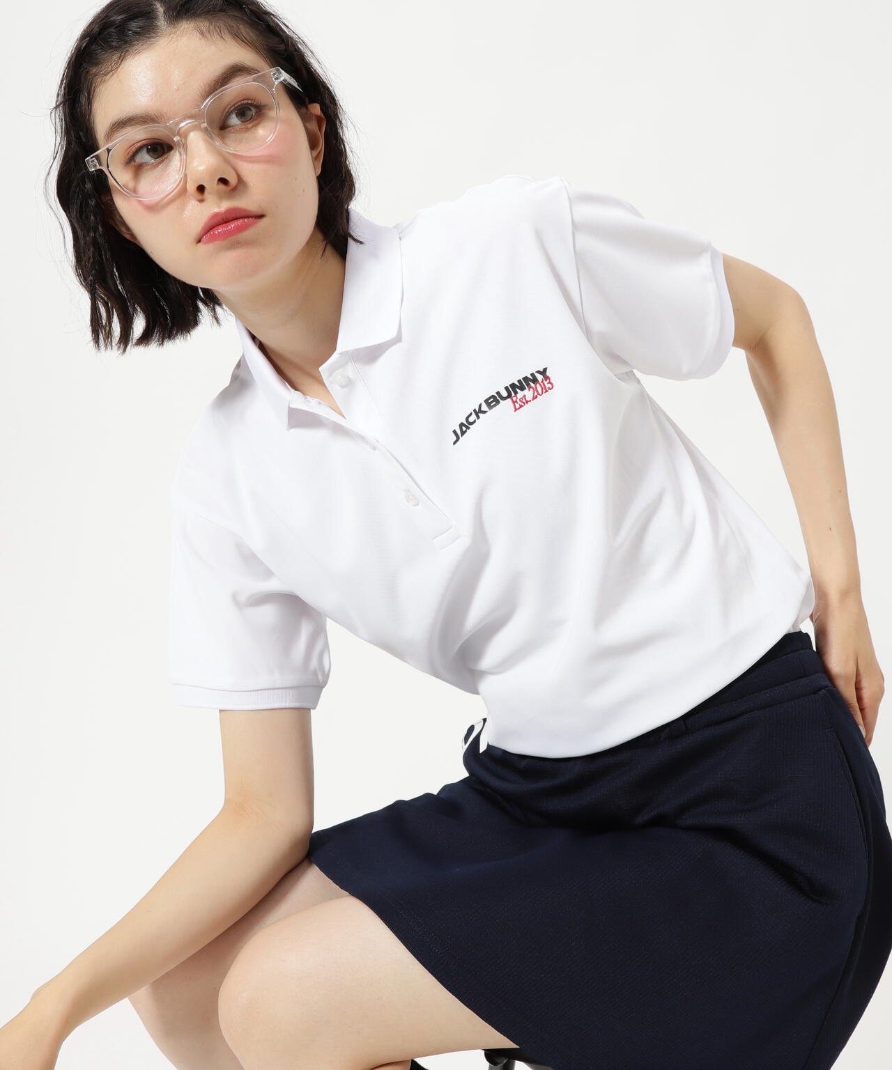 ハイゲージカノコ半袖ポロシャツ