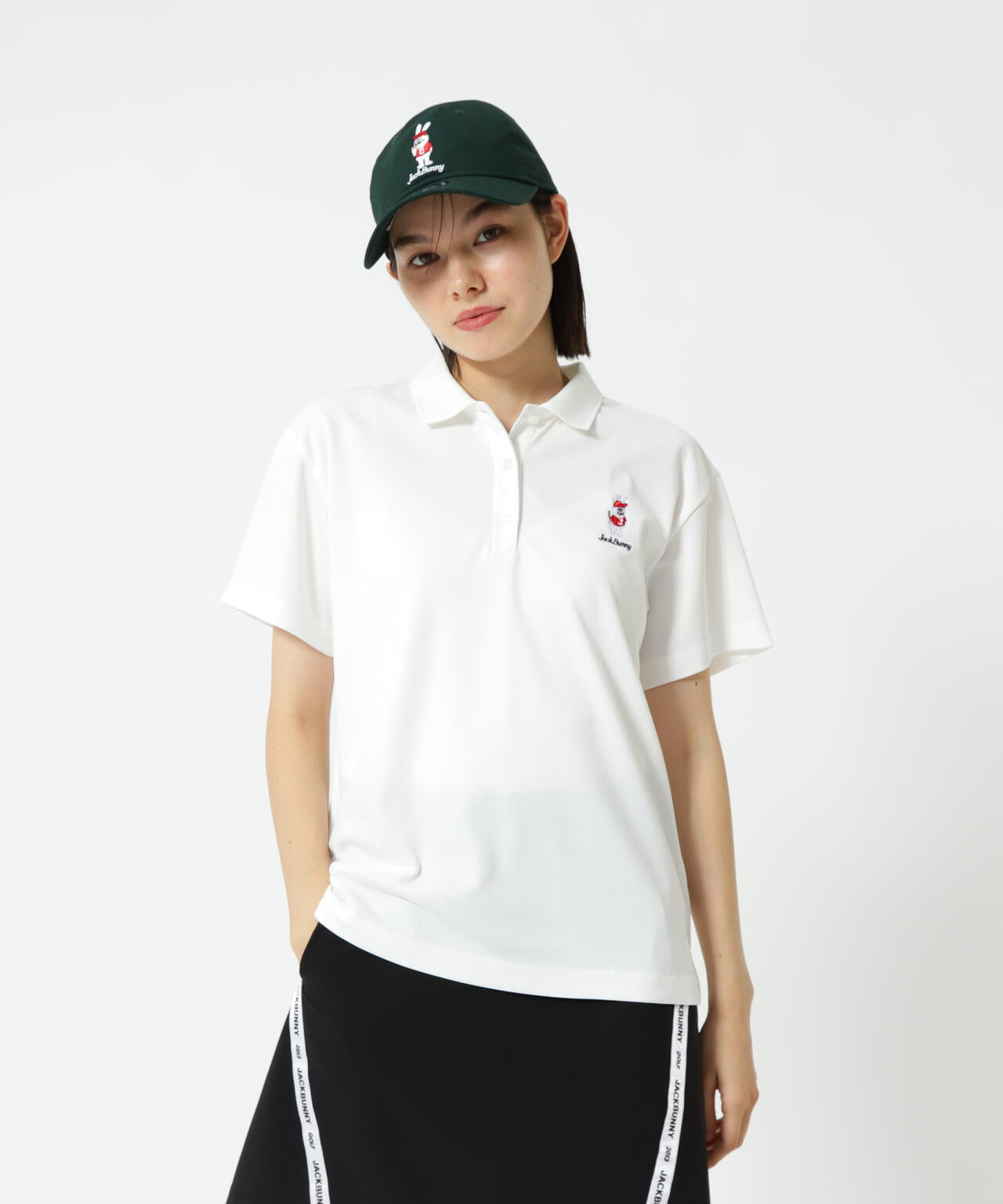 【直営店舗&公式オンライン限定】うさぎ刺繍PEポロシャツ