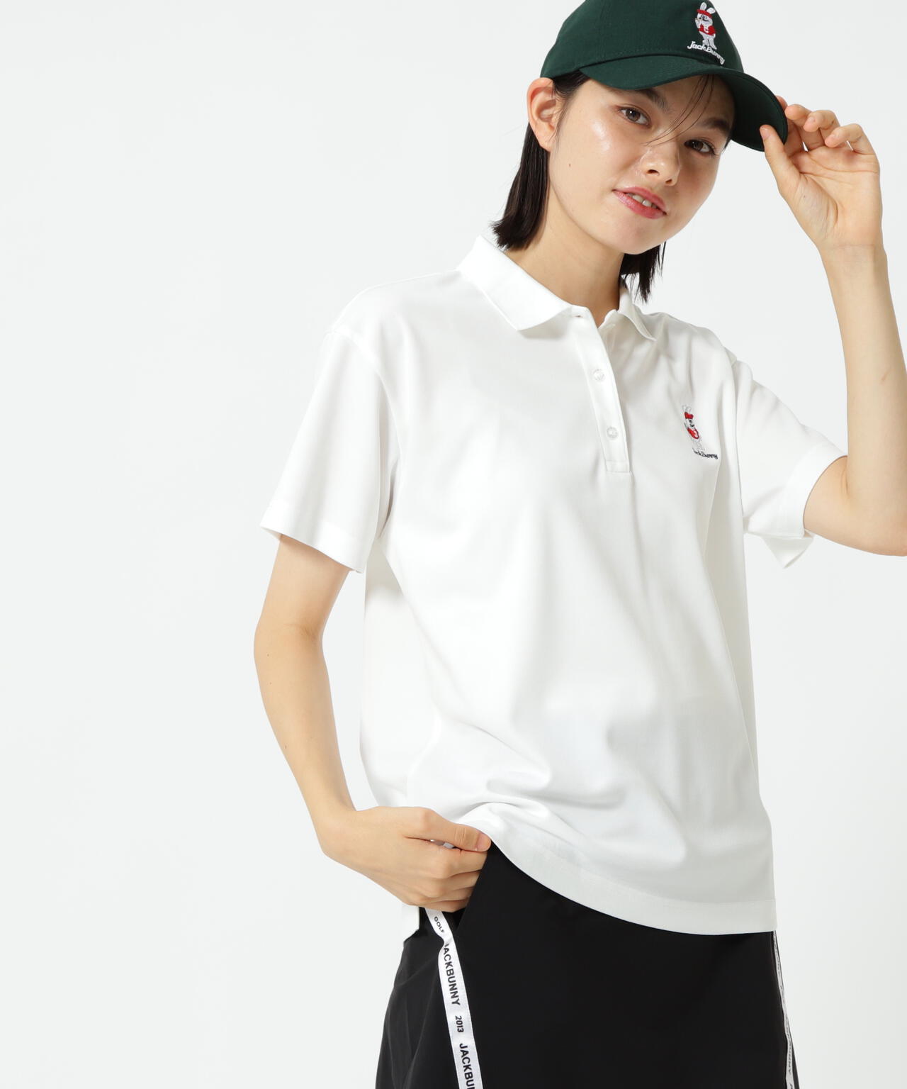 【直営店舗&公式オンライン限定】うさぎ刺繍PEポロシャツ