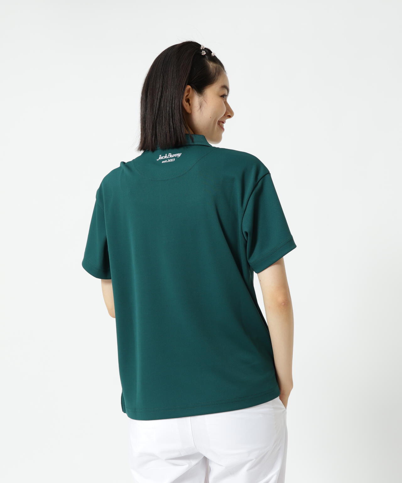 【直営店舗&公式オンライン限定】うさぎ刺繍PEポロシャツ