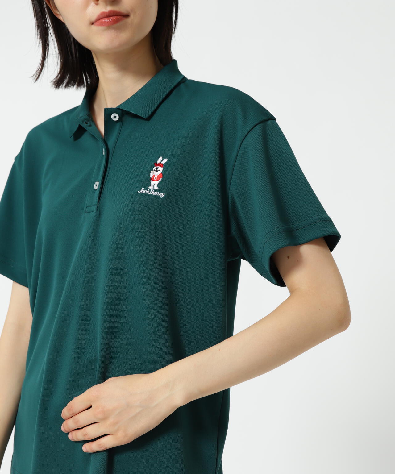 【直営店舗&公式オンライン限定】うさぎ刺繍PEポロシャツ