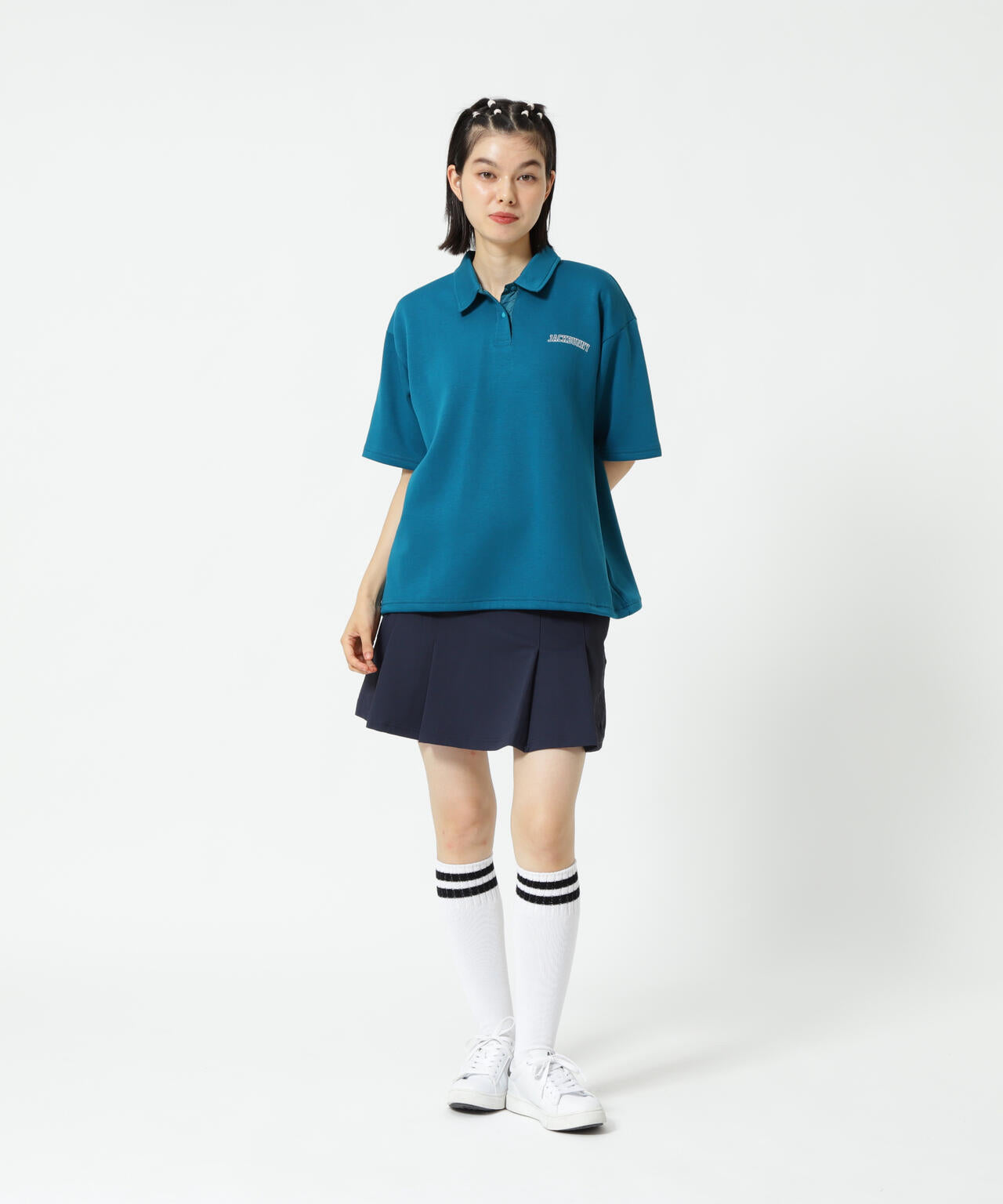 T/Rダンボール五分袖ポロシャツ