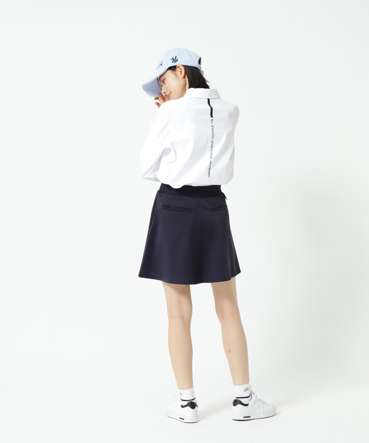 23Gスムース長袖ポロシャツ