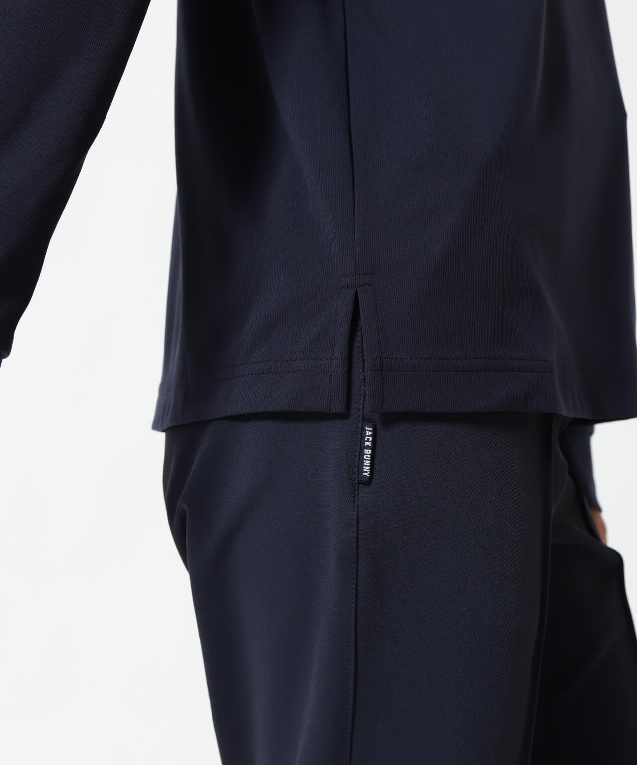 23Gスムース長袖ポロシャツ