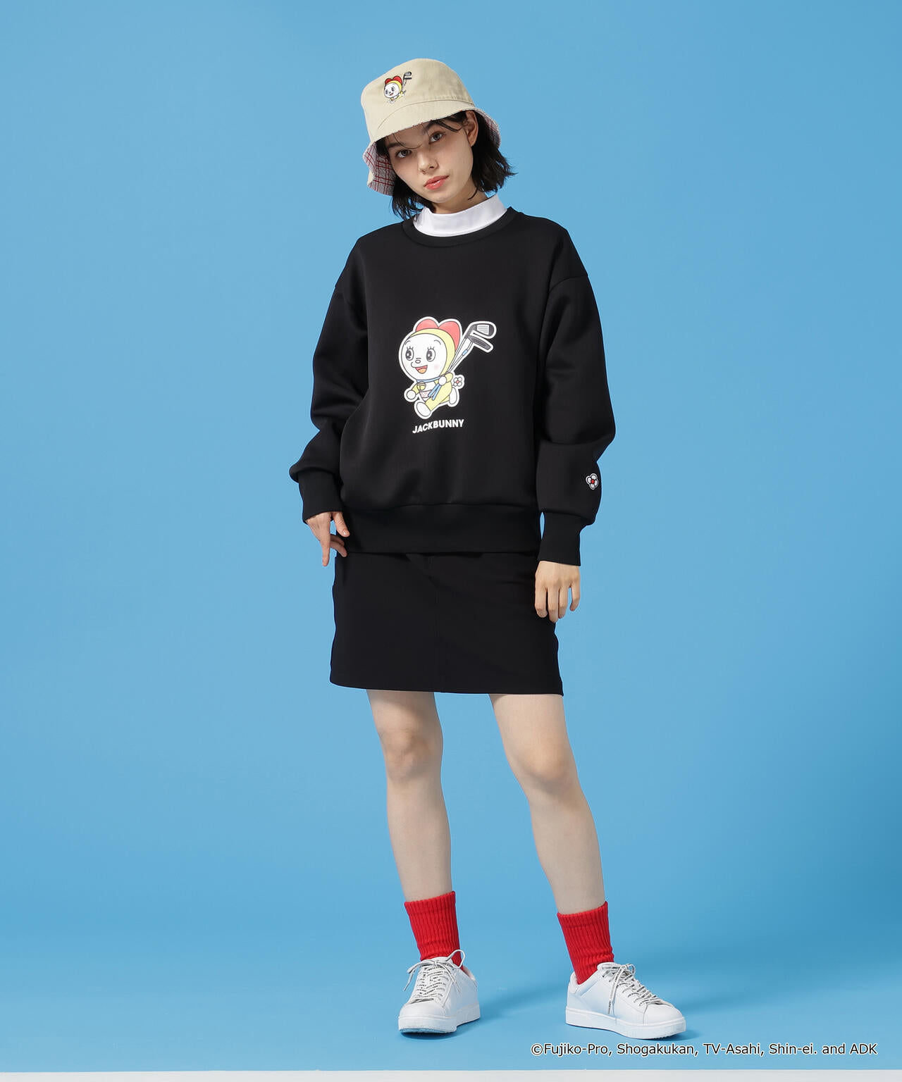 【ドラえもん】【直営店舗&公式オンライン限定】クルーネックダンボールスウェットプルオーバー