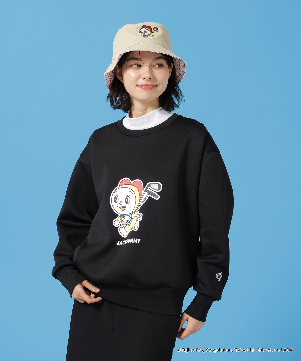 【ドラえもん】【直営店舗&公式オンライン限定】クルーネックダンボールスウェットプルオーバー