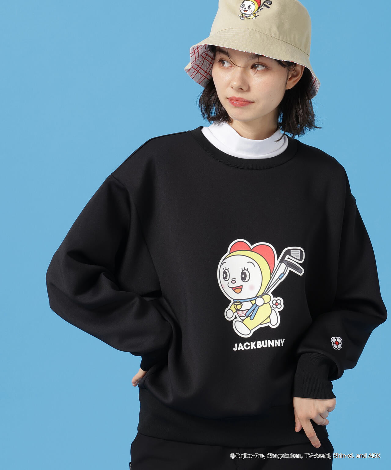 【ドラえもん】【直営店舗&公式オンライン限定】クルーネックダンボールスウェットプルオーバー