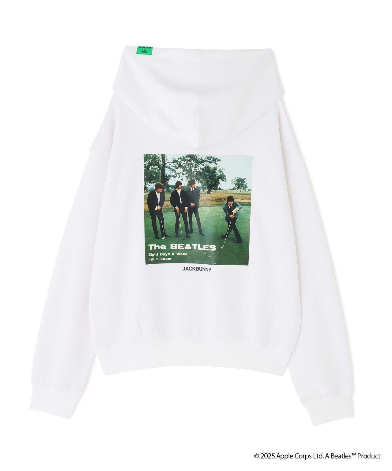 【The BEATLES ×Jack Bunny!!】T/Cダンボール長袖プルオーバーフーディ