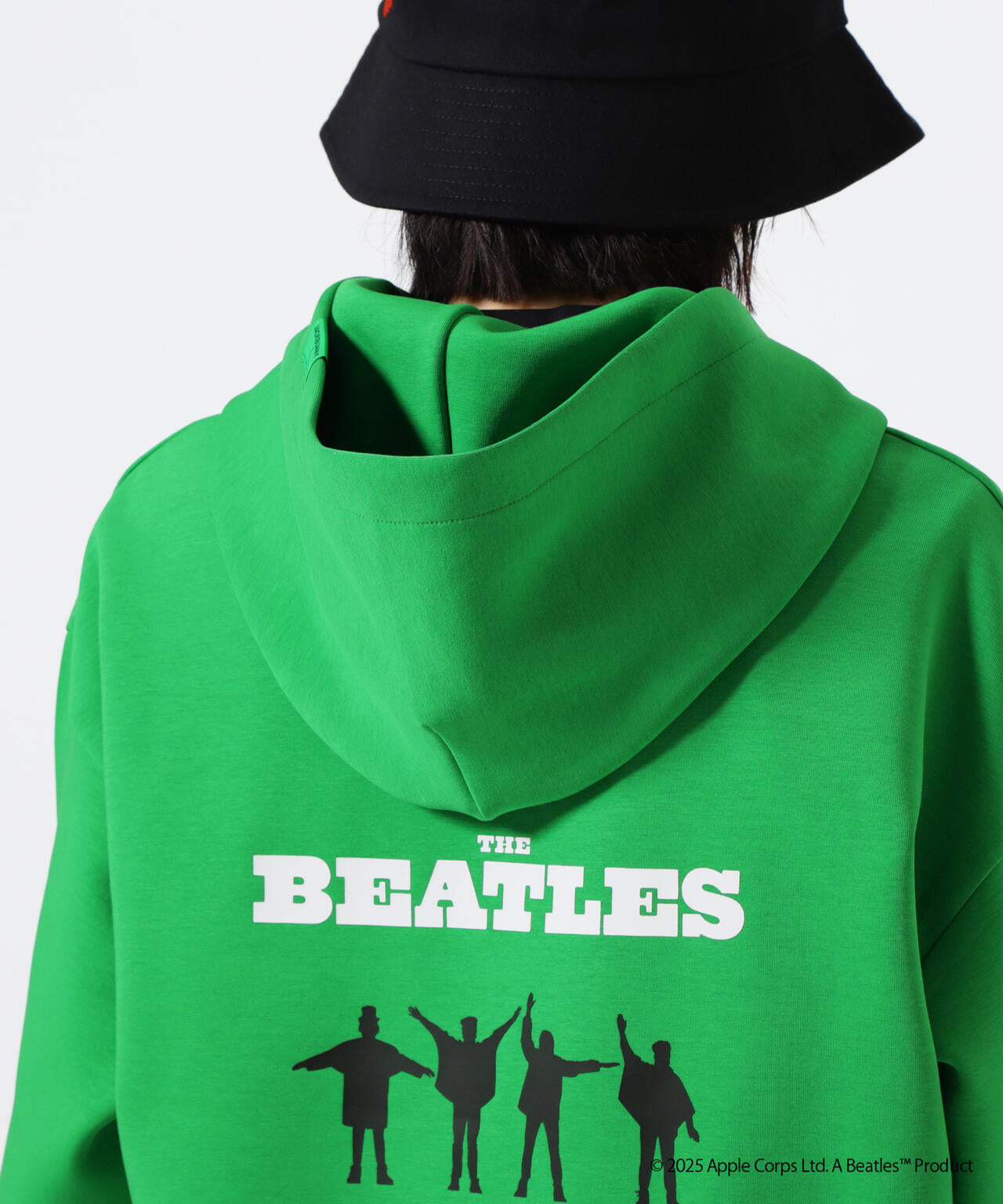 【The BEATLES ×Jack Bunny!!】T/Cダンボール長袖プルオーバーフーディ
