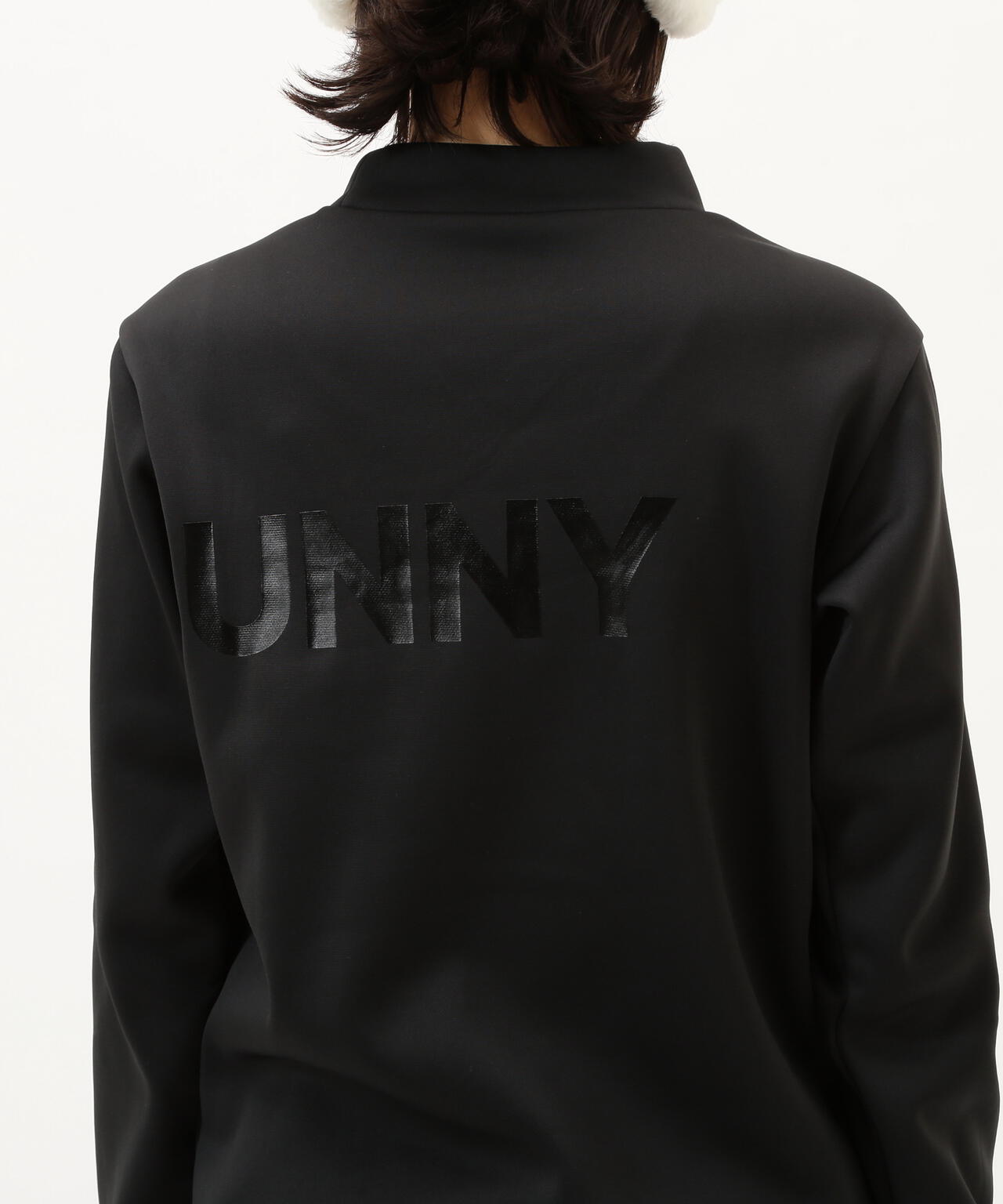 KARUISHI 長袖モックネックカットソー