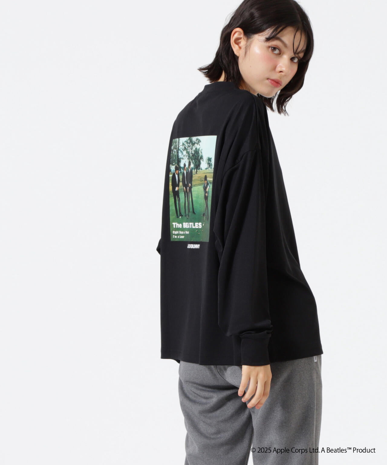 【The BEATLES ×Jack Bunny!!】Pe天竺長袖Tシャツ