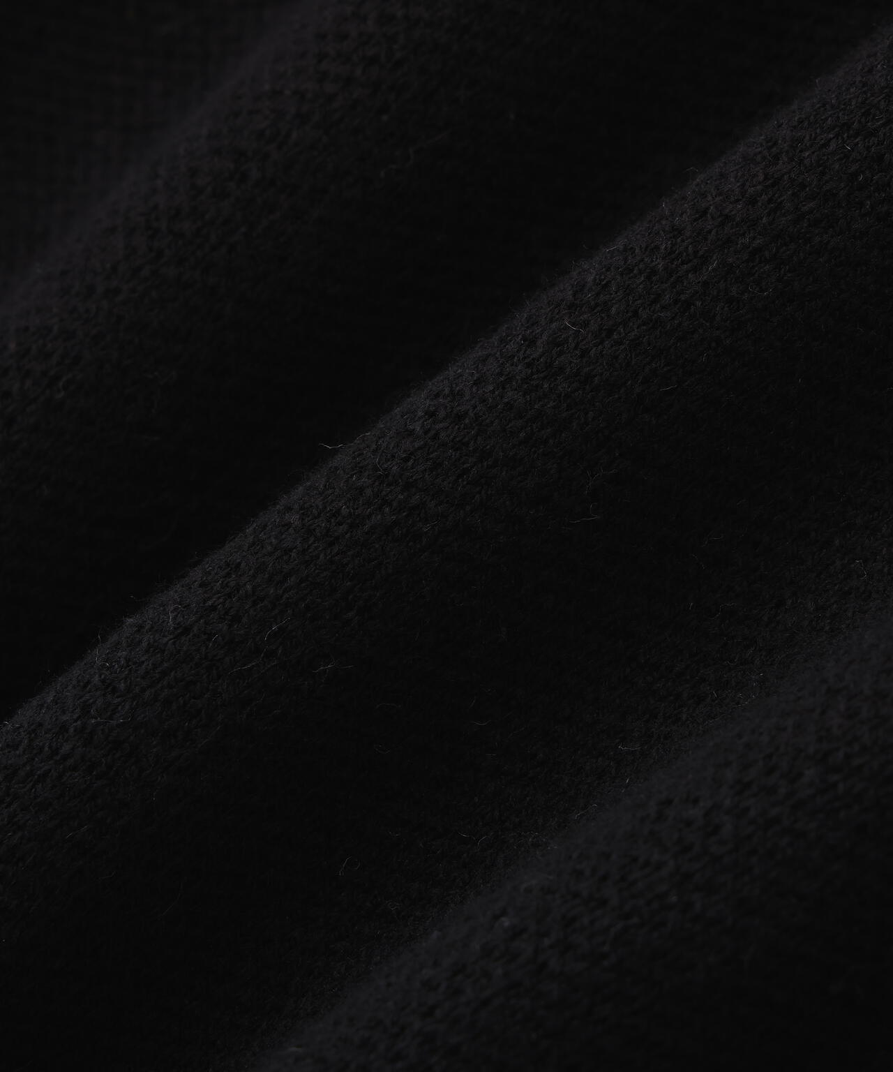 カジュアルモックネックニットプルオーバー