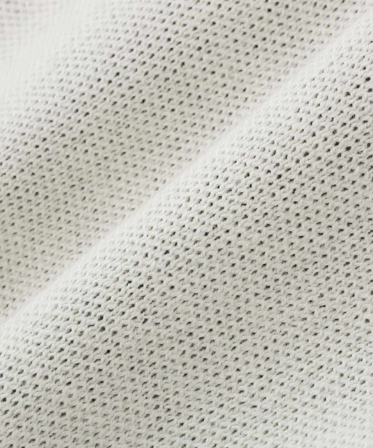 カジュアルモックネックニットプルオーバー