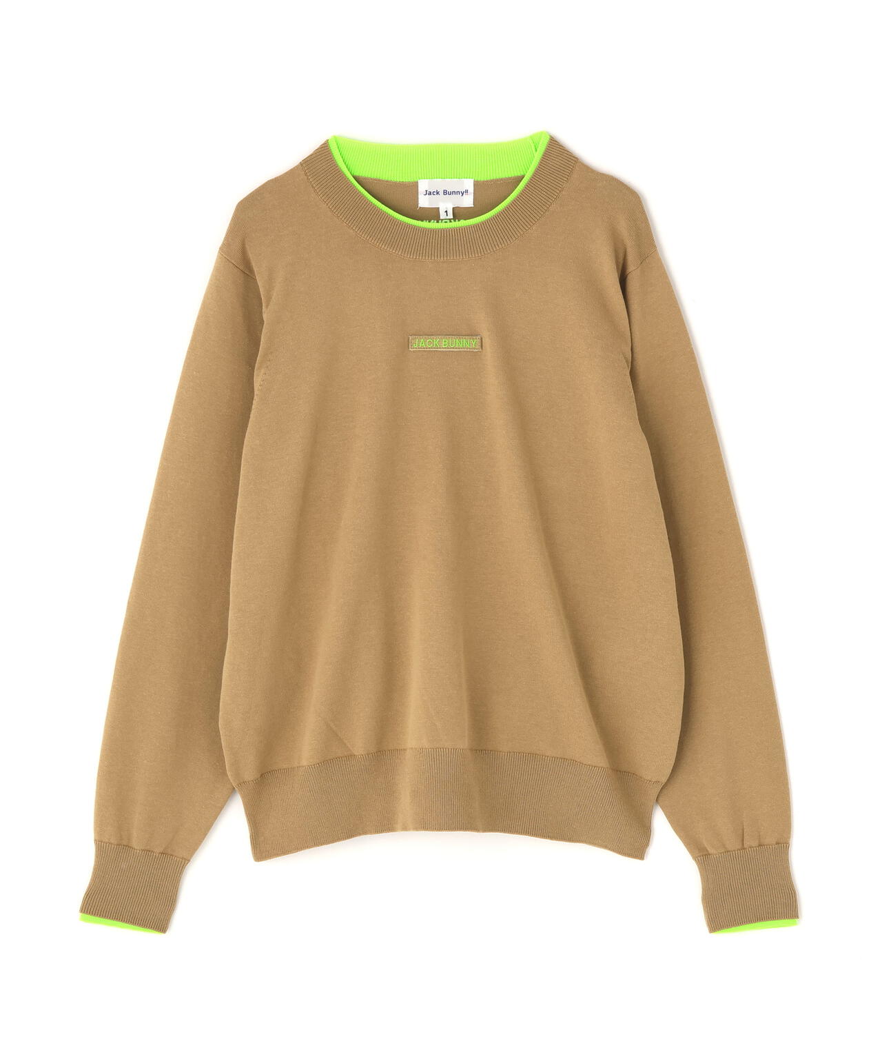 16Gクルーネックニットプルオーバー