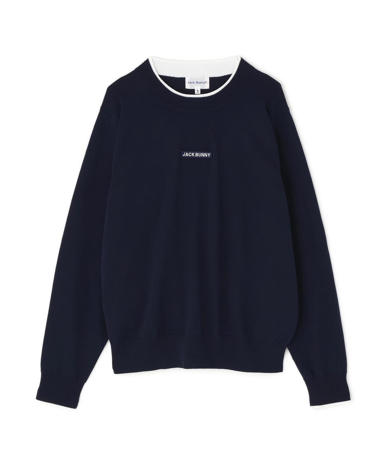 16Gクルーネックニットプルオーバー