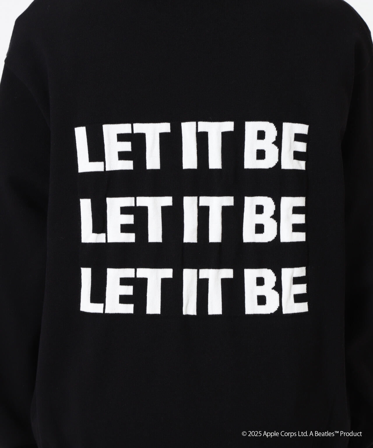 【The BEATLES ×Jack Bunny!!】長袖クルーネックニットプルオーバー