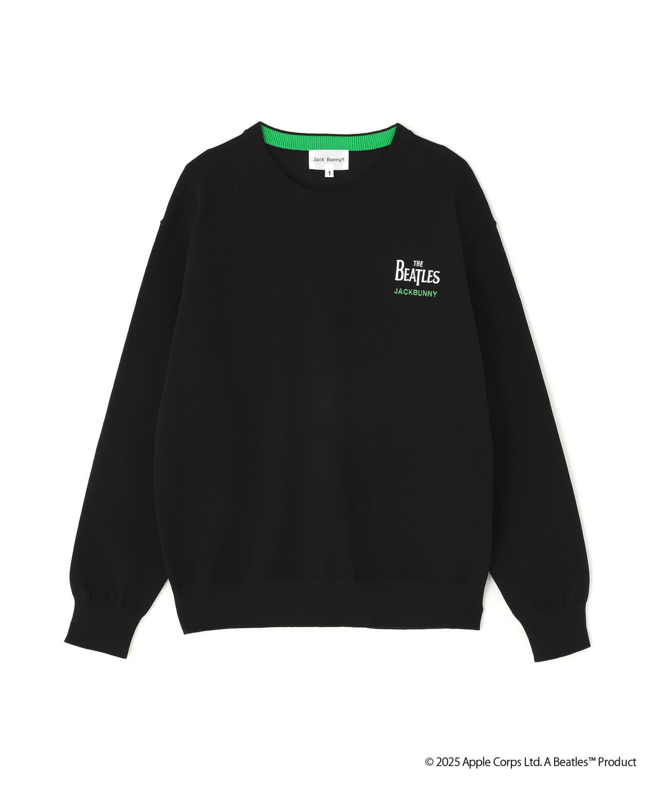 【The BEATLES ×Jack Bunny!!】長袖クルーネックニットプルオーバー