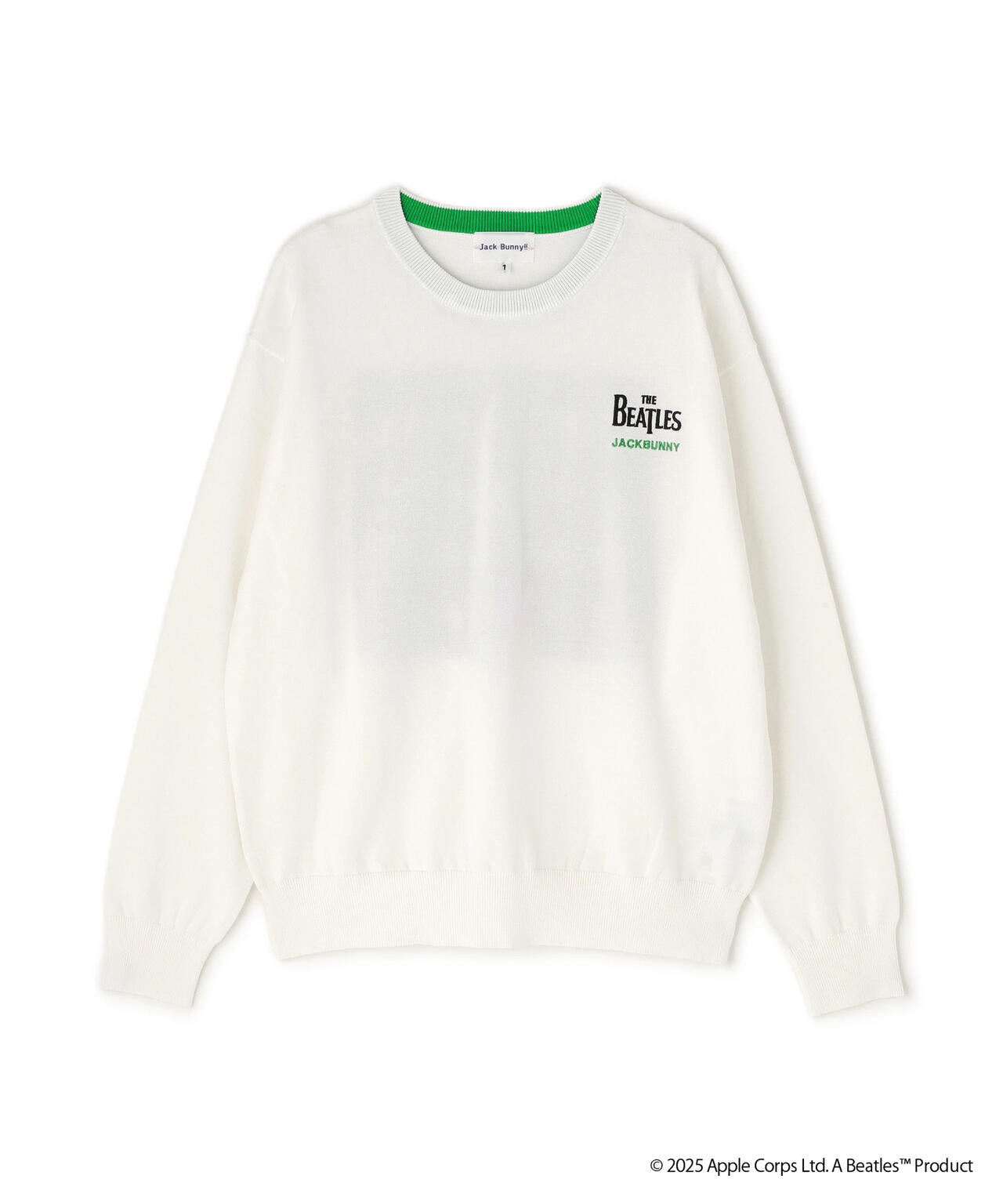 【The BEATLES ×Jack Bunny!!】長袖クルーネックニットプルオーバー